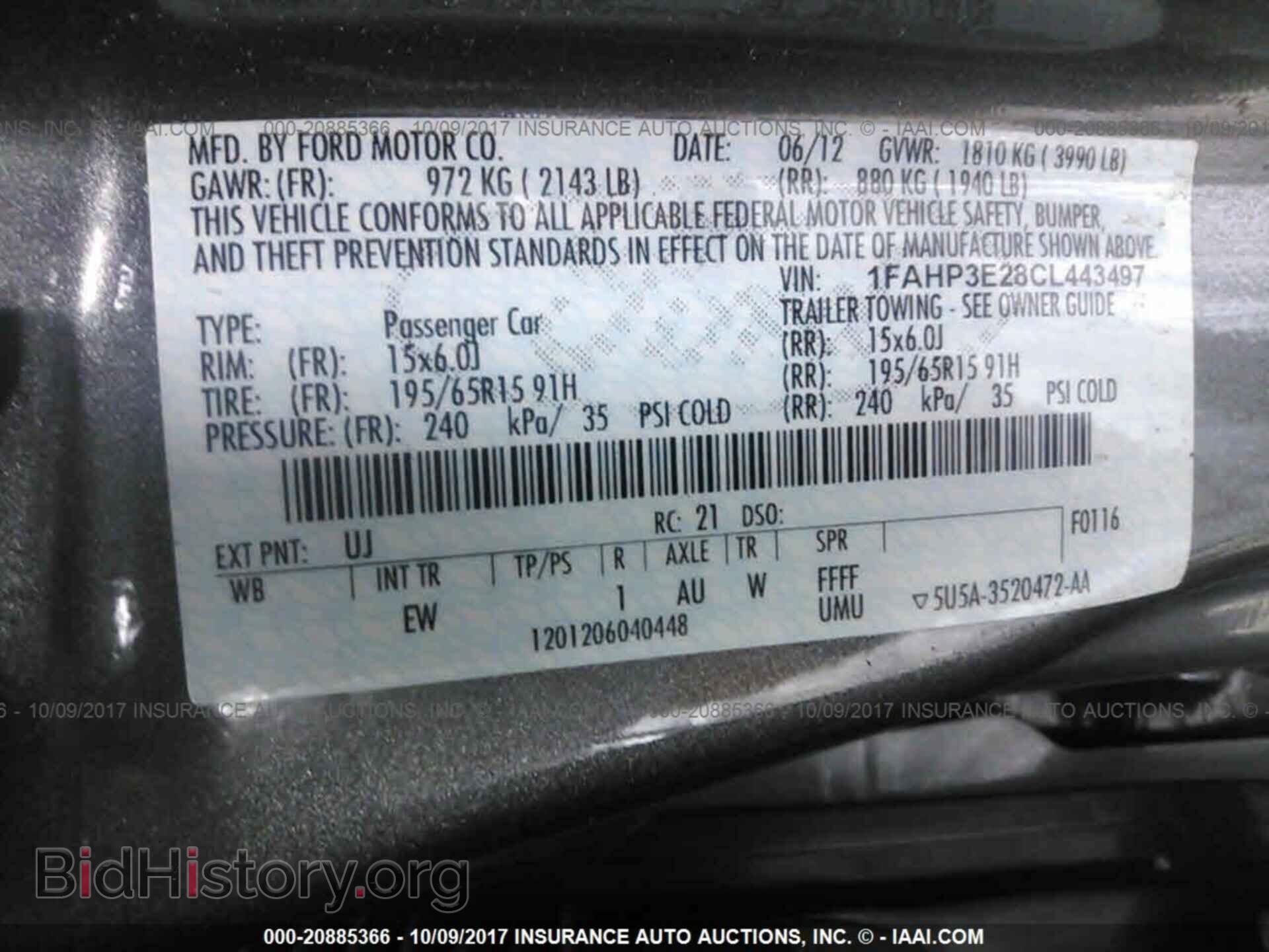 2012 Ford Focus - VIN: 1FAHP3E28CL443497 - Photo 9