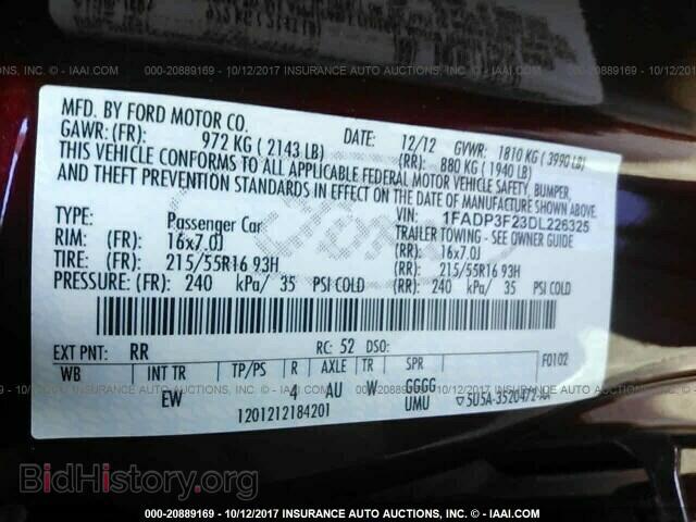 2013 Ford Focus - VIN: 1FADP3F23DL226325 - Фото 9