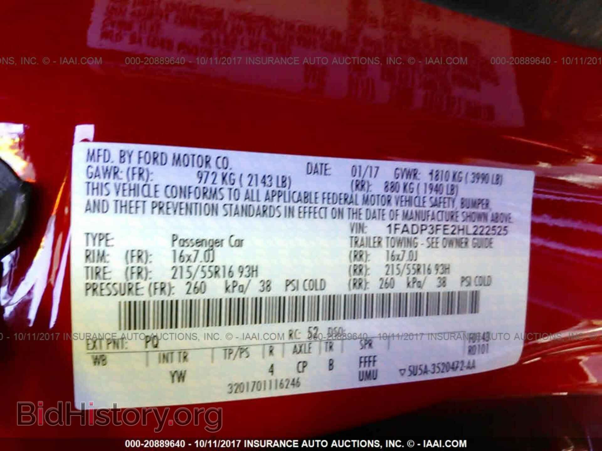 2017 Ford Focus - VIN: 1FADP3FE2HL222525 - Фото 9