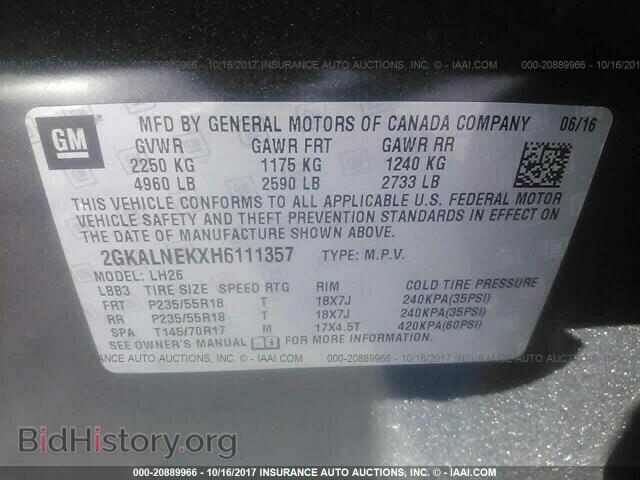 2017 Gmc Terrain - VIN: 2GKALNEKXH6111357 - Photo 9