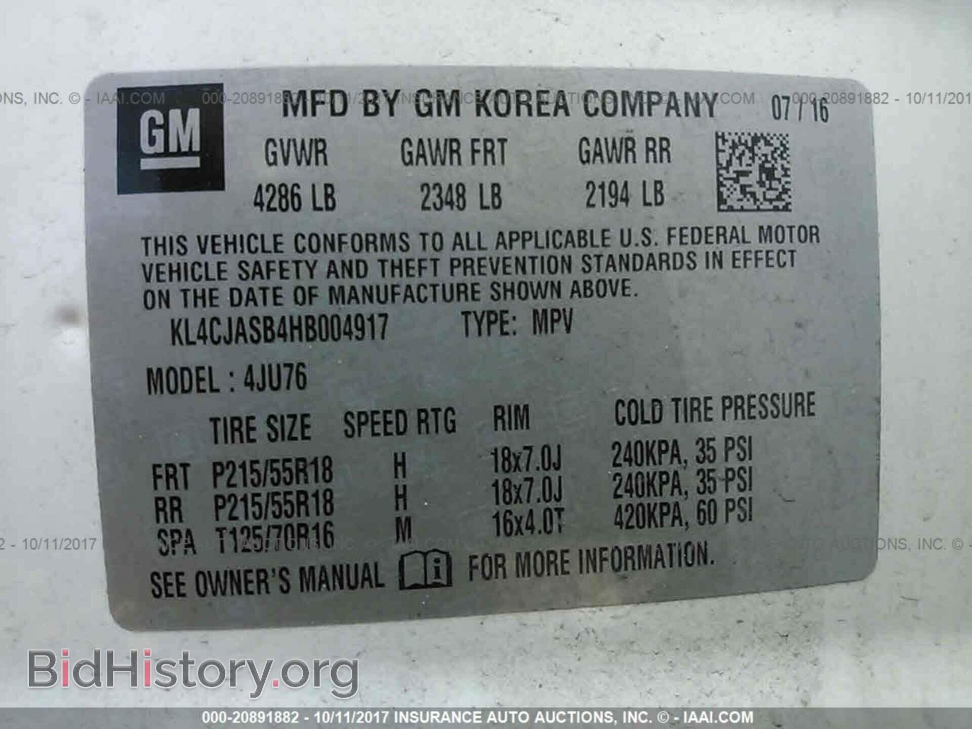 2017 Buick Encore - VIN: KL4CJASB4HB004917 - Photo 9