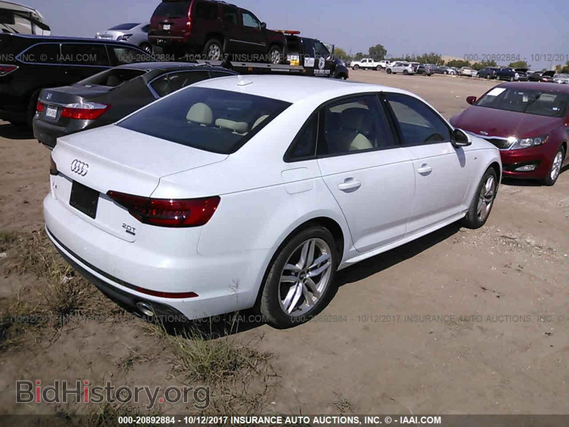 2017 Audi A4 - VIN: WAUKMAF49HN056849 - Фото 4