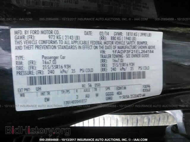 2014 Ford Focus - VIN: 1FADP3F21EL264184 - Фото 9