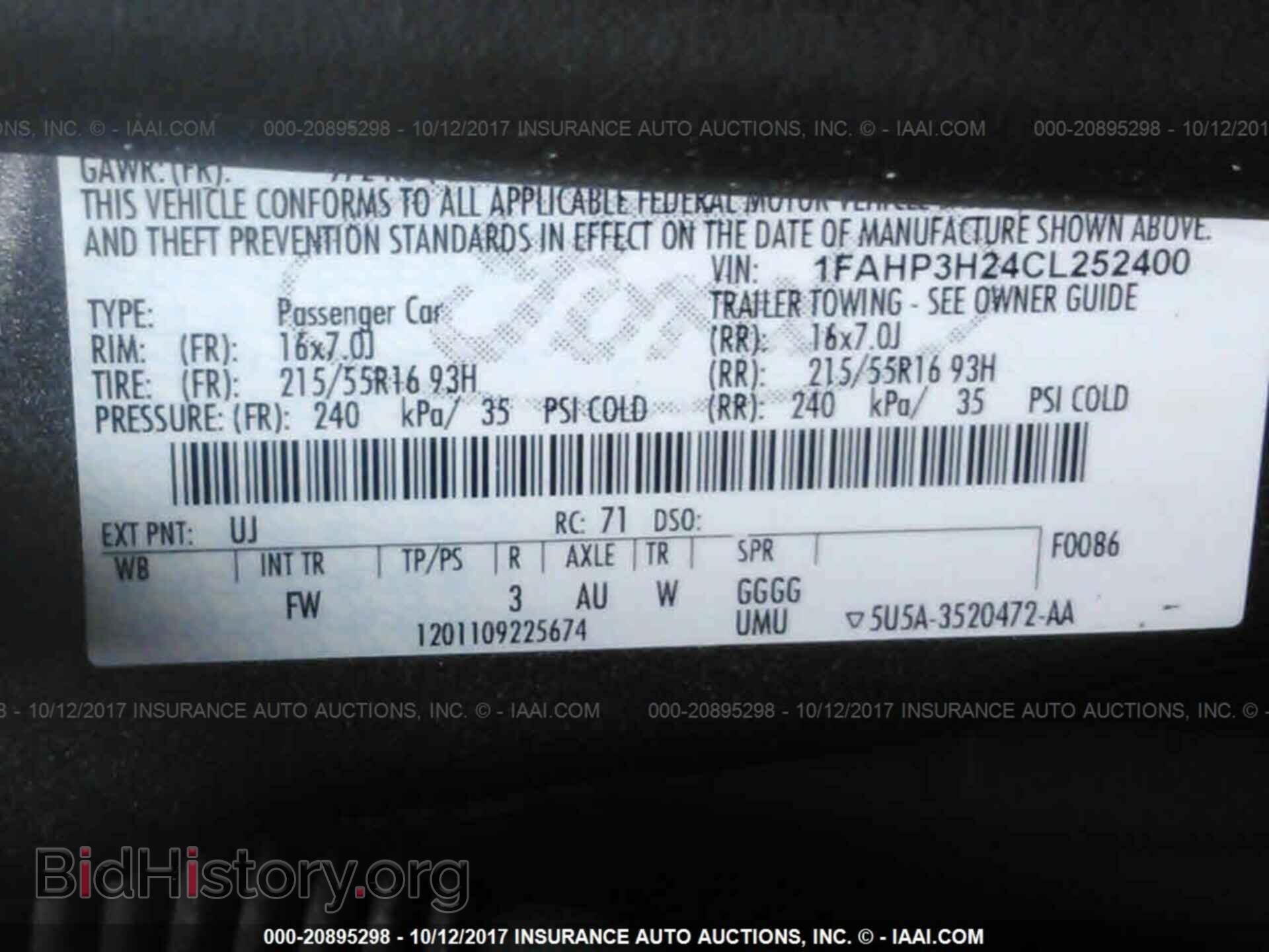2012 Ford Focus - VIN: 1FAHP3H24CL252400 - Photo 9