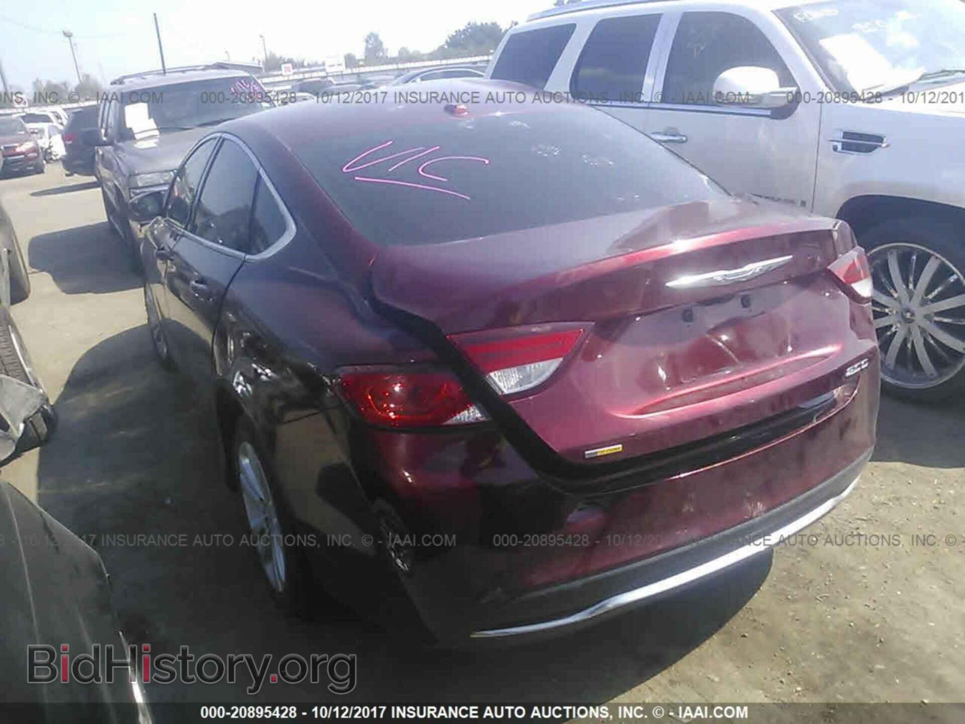 2015 Chrysler 200 - VIN: 1C3CCCAB5FN687949 - Фото 3