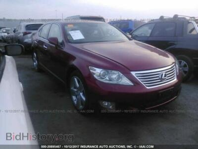2011 Lexus LS, red — VIN JTHBL5EF5B5107138, IAAI