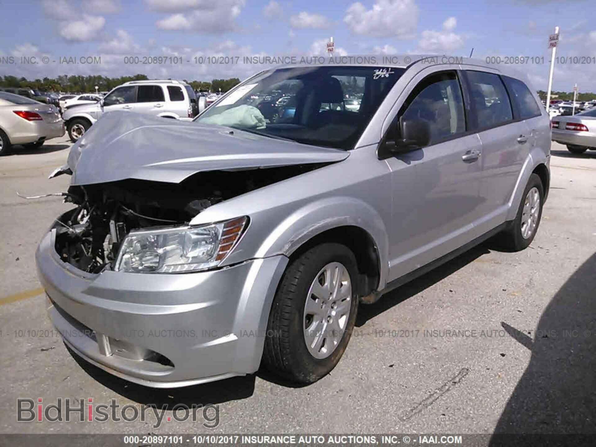 2014 Dodge Journey - VIN: 3C4PDCAB6ET181247 - Фото 2