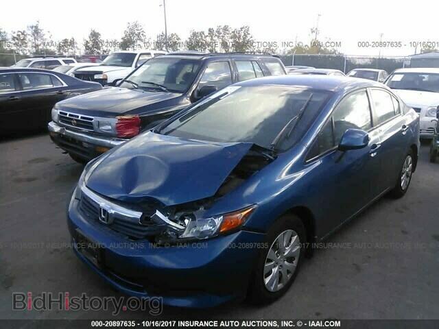 2012 Honda Civic - VIN: 19XFB2F53CE023612 - Фото 2