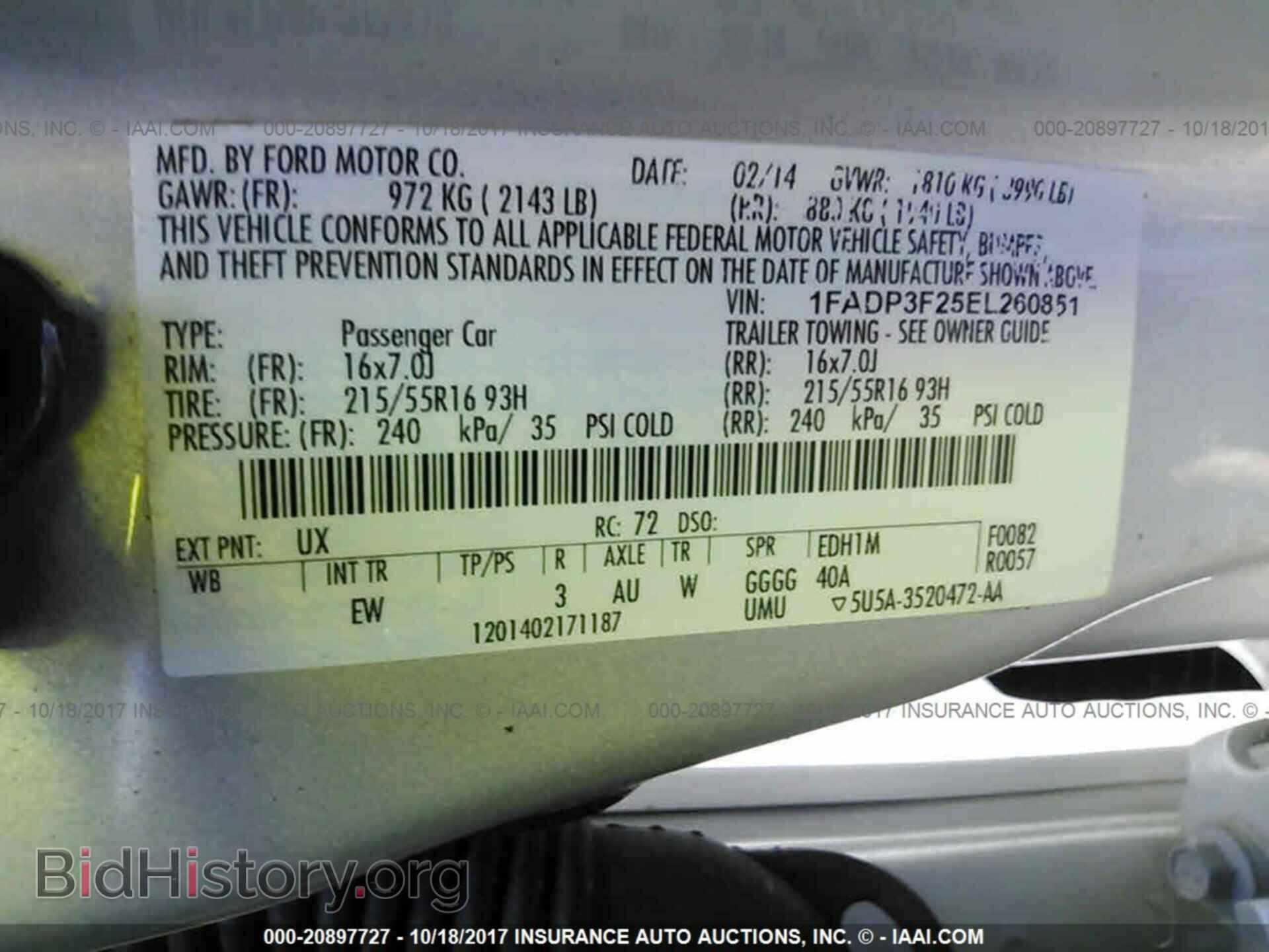 2014 Ford Focus - VIN: 1FADP3F25EL260851 - Photo 9