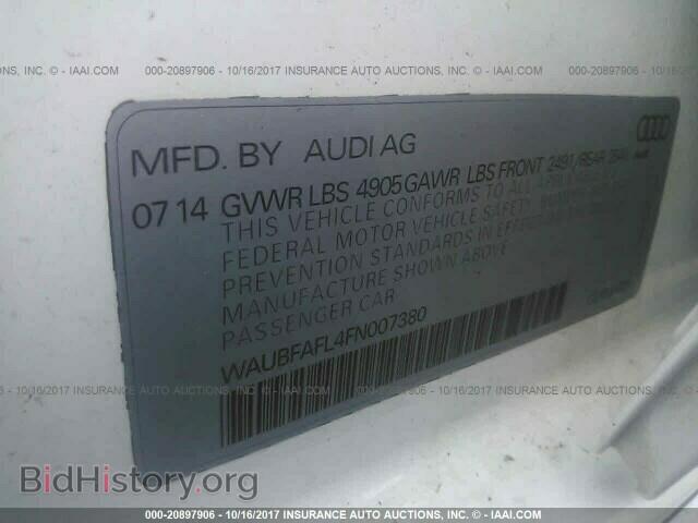 2015 Audi A4 - VIN: WAUBFAFL4FN007380 - Photo 9