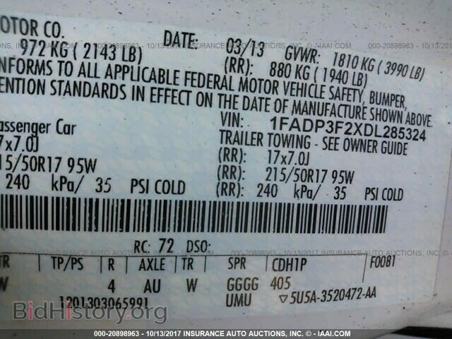 2013 Ford Focus - VIN: 1FADP3F2XDL285324 - Photo 9