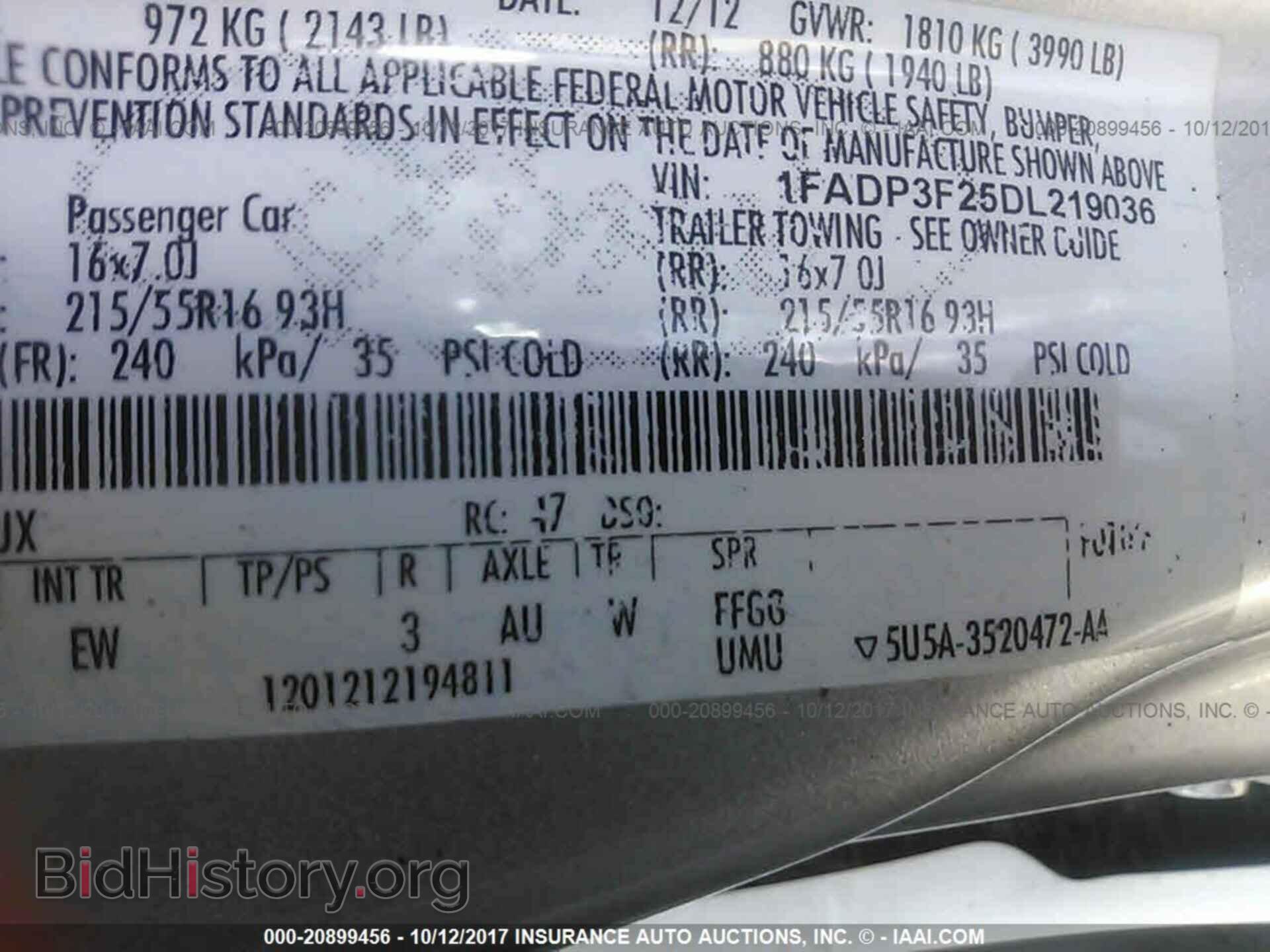 2013 Ford Focus - VIN: 1FADP3F25DL219036 - Photo 9