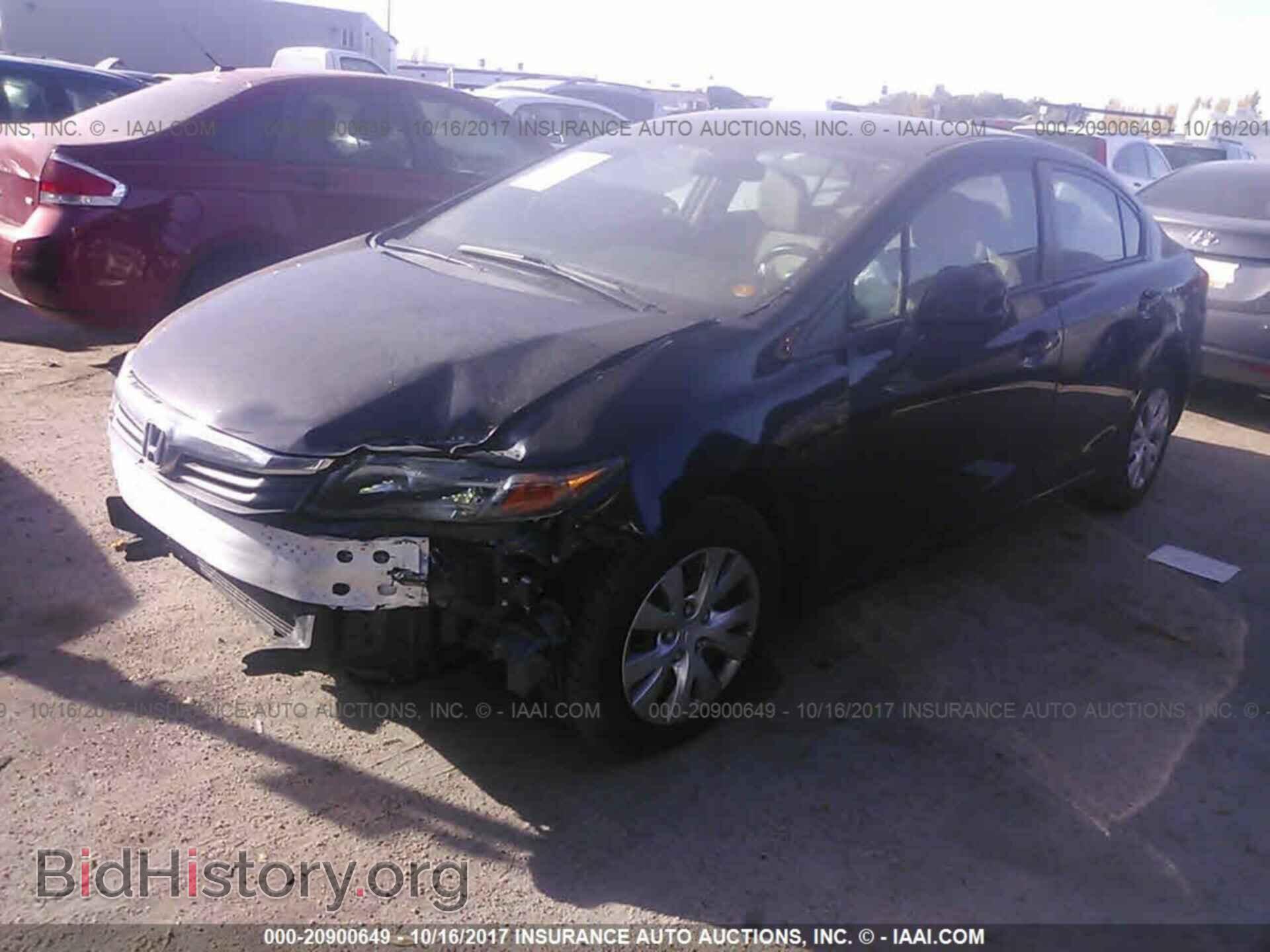 2012 Honda Civic - VIN: 19XFB2F55CE384372 - Photo 2