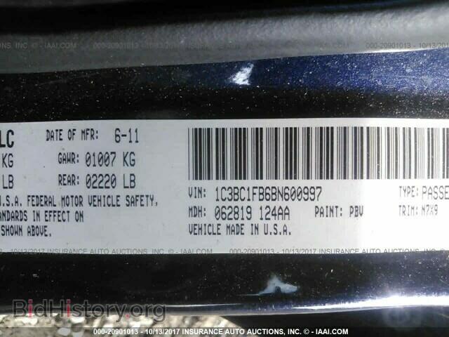 2011 Chrysler 200 - VIN: 1C3BC1FB6BN600997 - Фото 9
