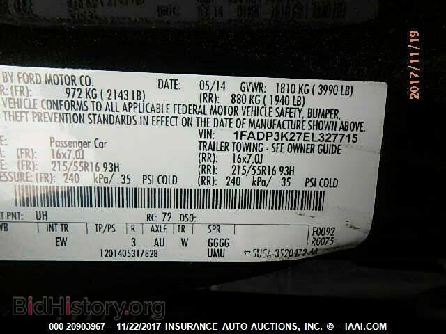 2014 Ford Focus - VIN: 1FADP3K27EL327715 - Фото 9