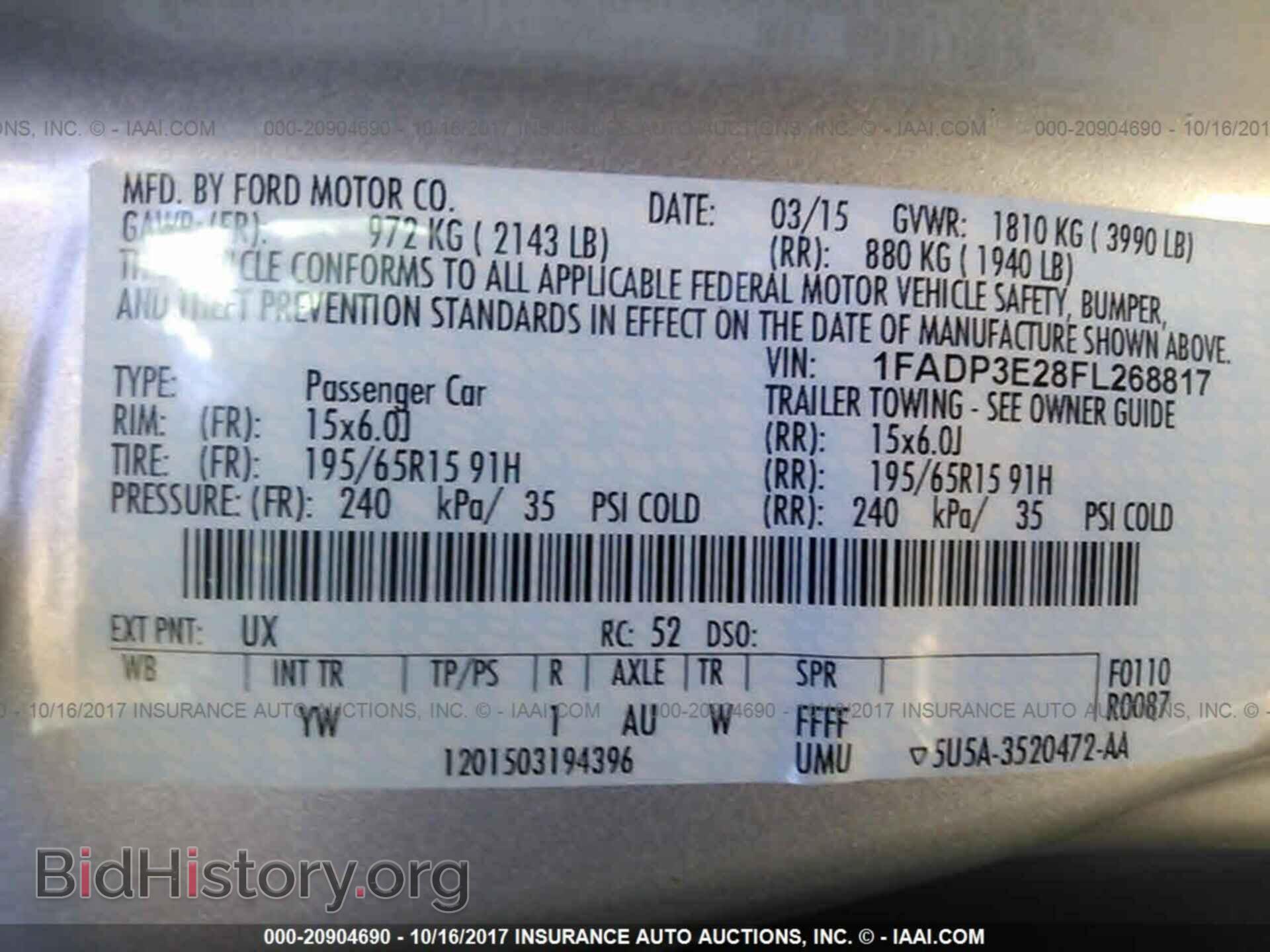 2015 Ford Focus - VIN: 1FADP3E28FL268817 - Photo 9