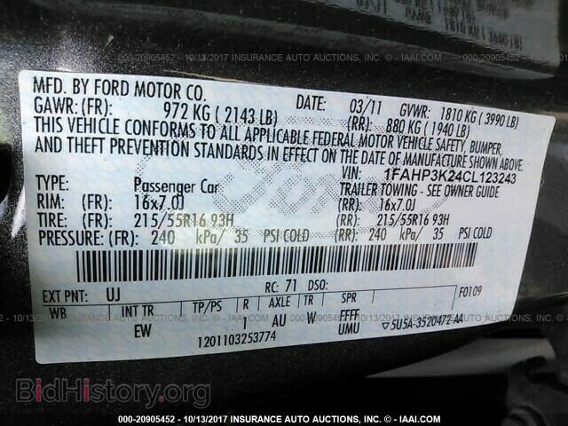 2012 Ford Focus - VIN: 1FAHP3K24CL123243 - Photo 9