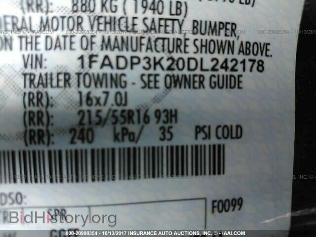 2013 Ford Focus - VIN: 1FADP3K20DL242178 - Photo 9