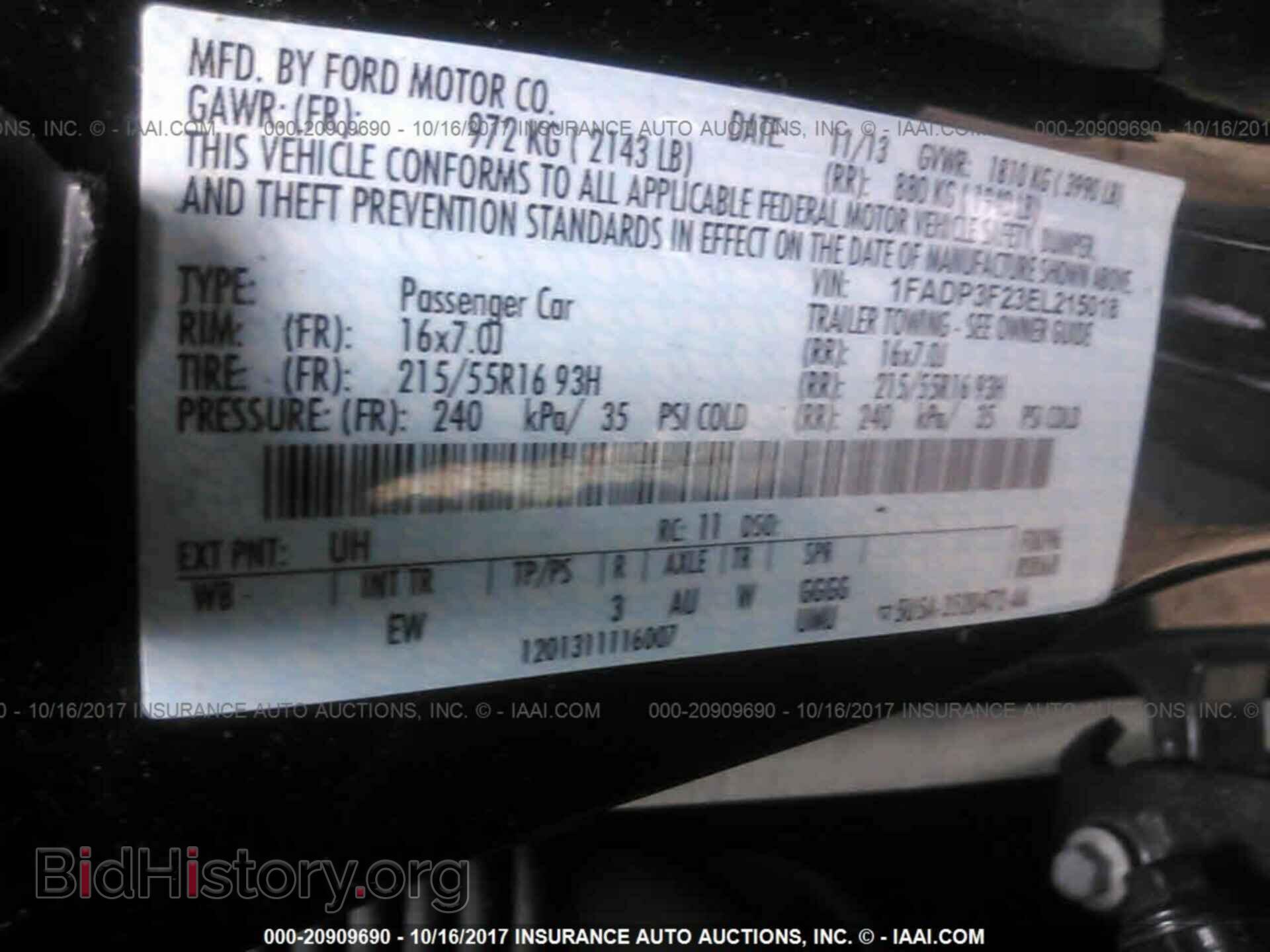 2014 Ford Focus - VIN: 1FADP3F23EL215018 - Photo 9