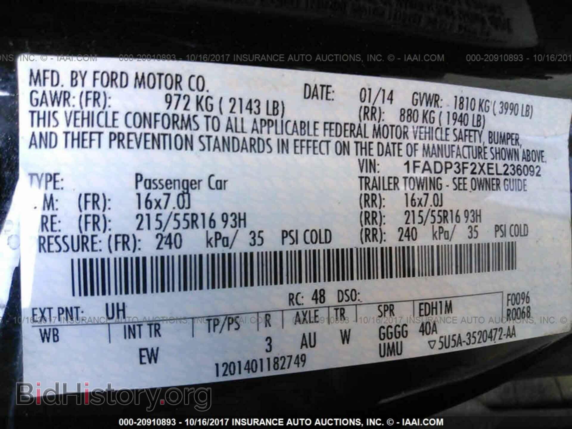 2014 Ford Focus - VIN: 1FADP3F2XEL236092 - Photo 9