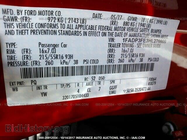 2017 Ford Focus - VIN: 1FADP3FE3HL276609 - Фото 9