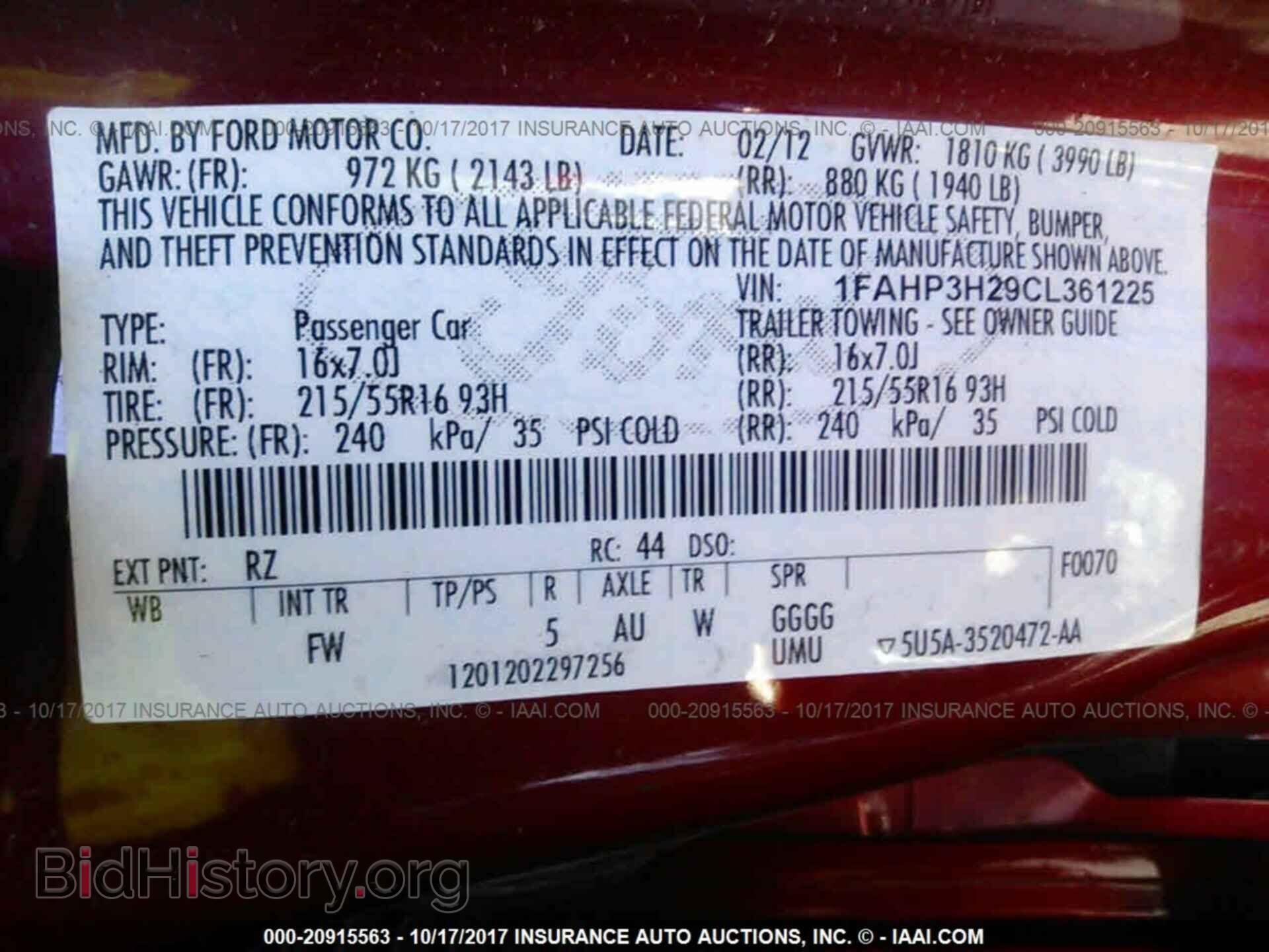 2012 Ford Focus - VIN: 1FAHP3H29CL361225 - Photo 9