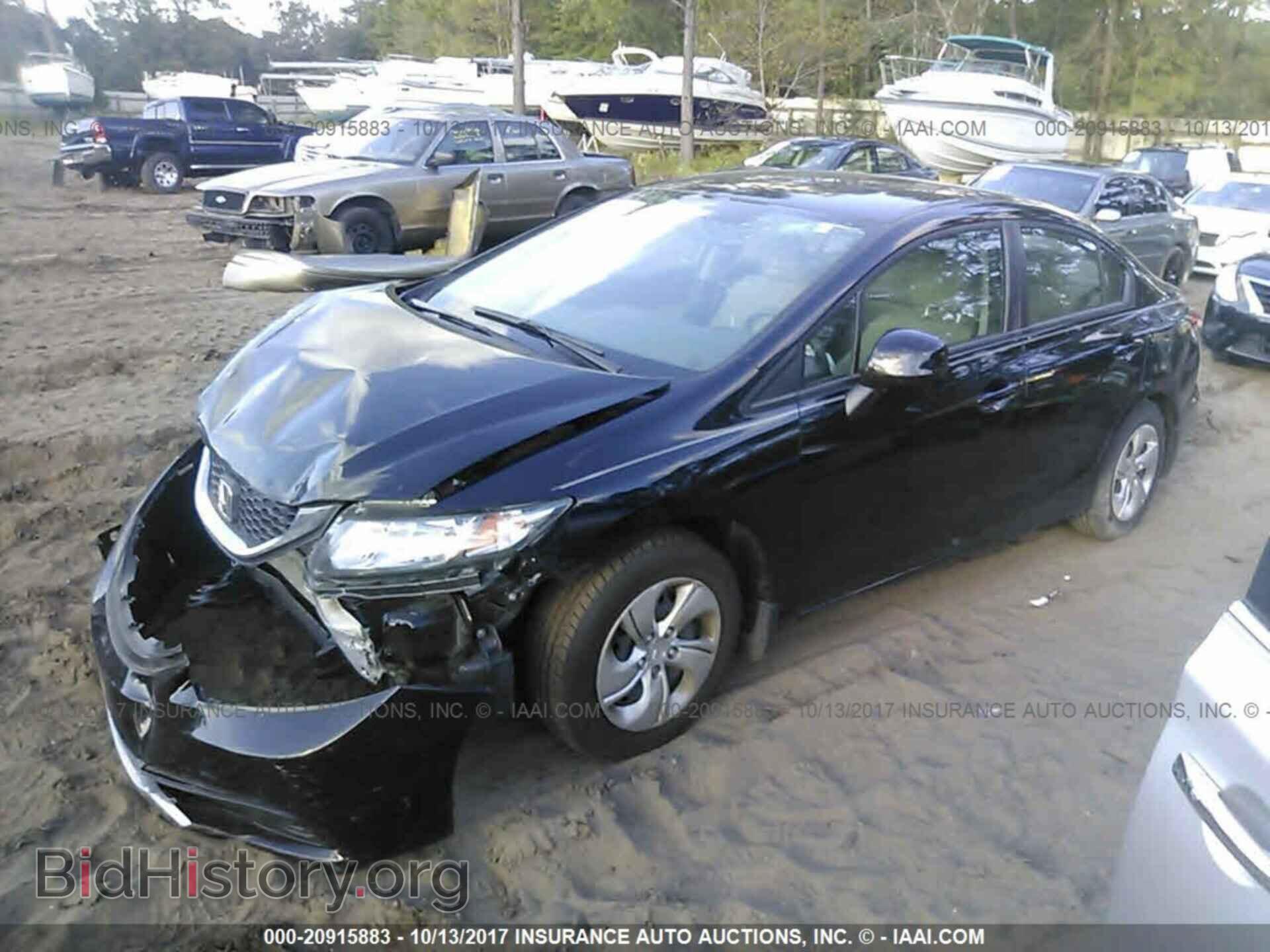 2013 Honda Civic - VIN: 19XFB2F53DE095637 - Фото 2