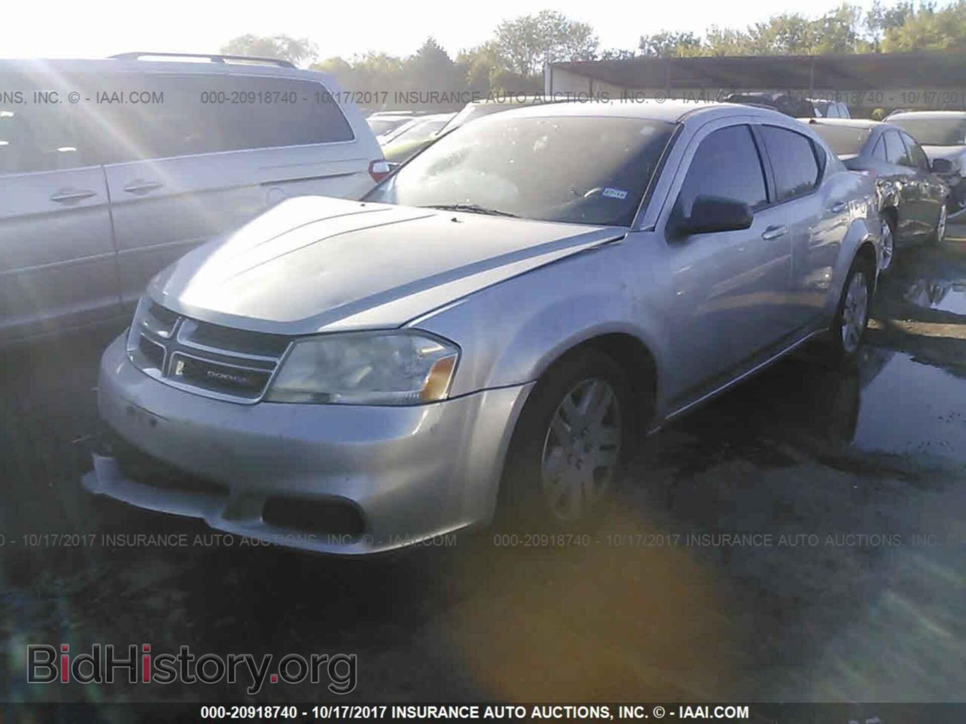2012 Dodge Avenger - VIN: 1C3CDZAB2CN128175 - Фото 2