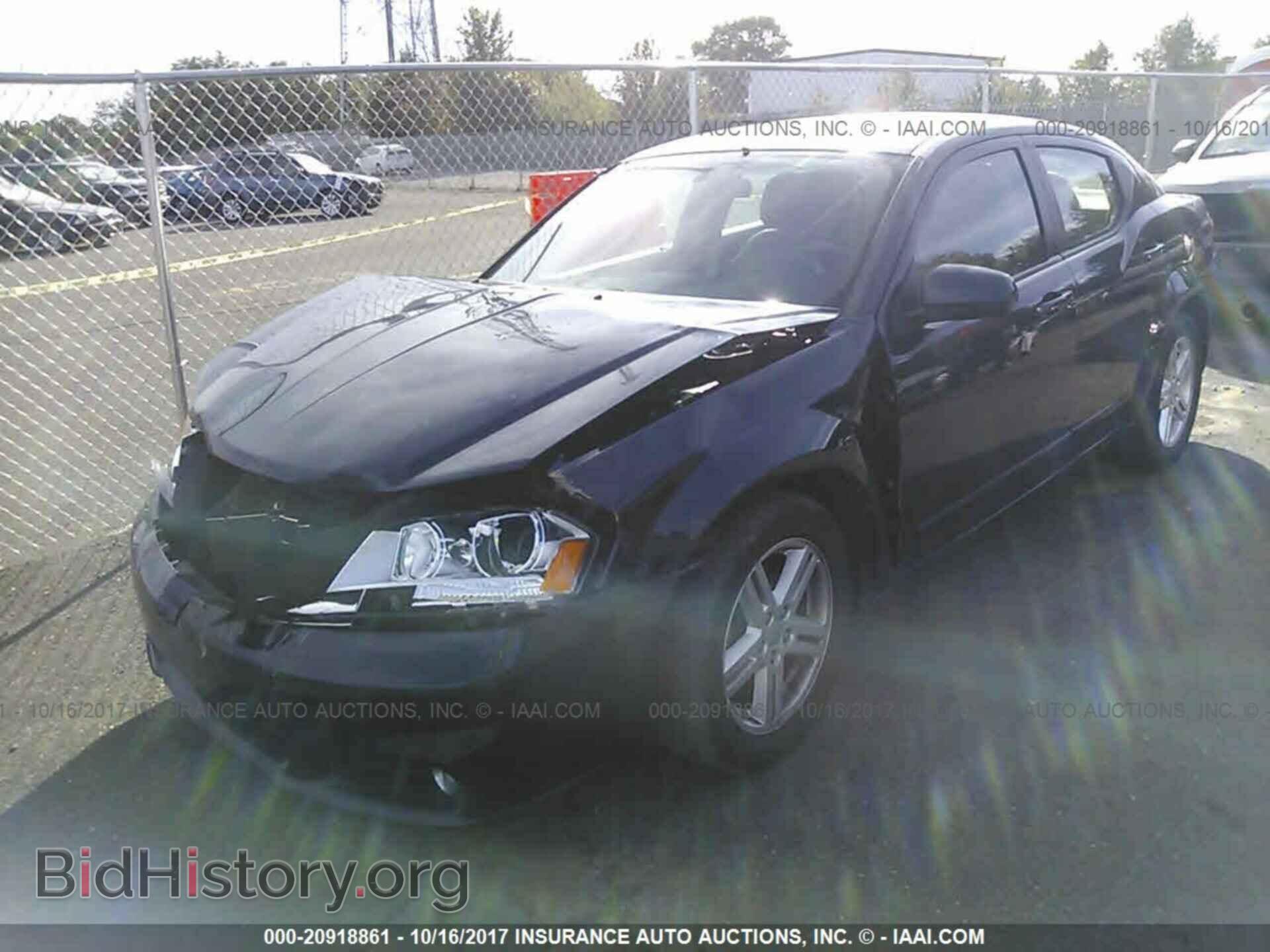 2013 Dodge Avenger - VIN: 1C3CDZCG2DN709217 - Фото 2