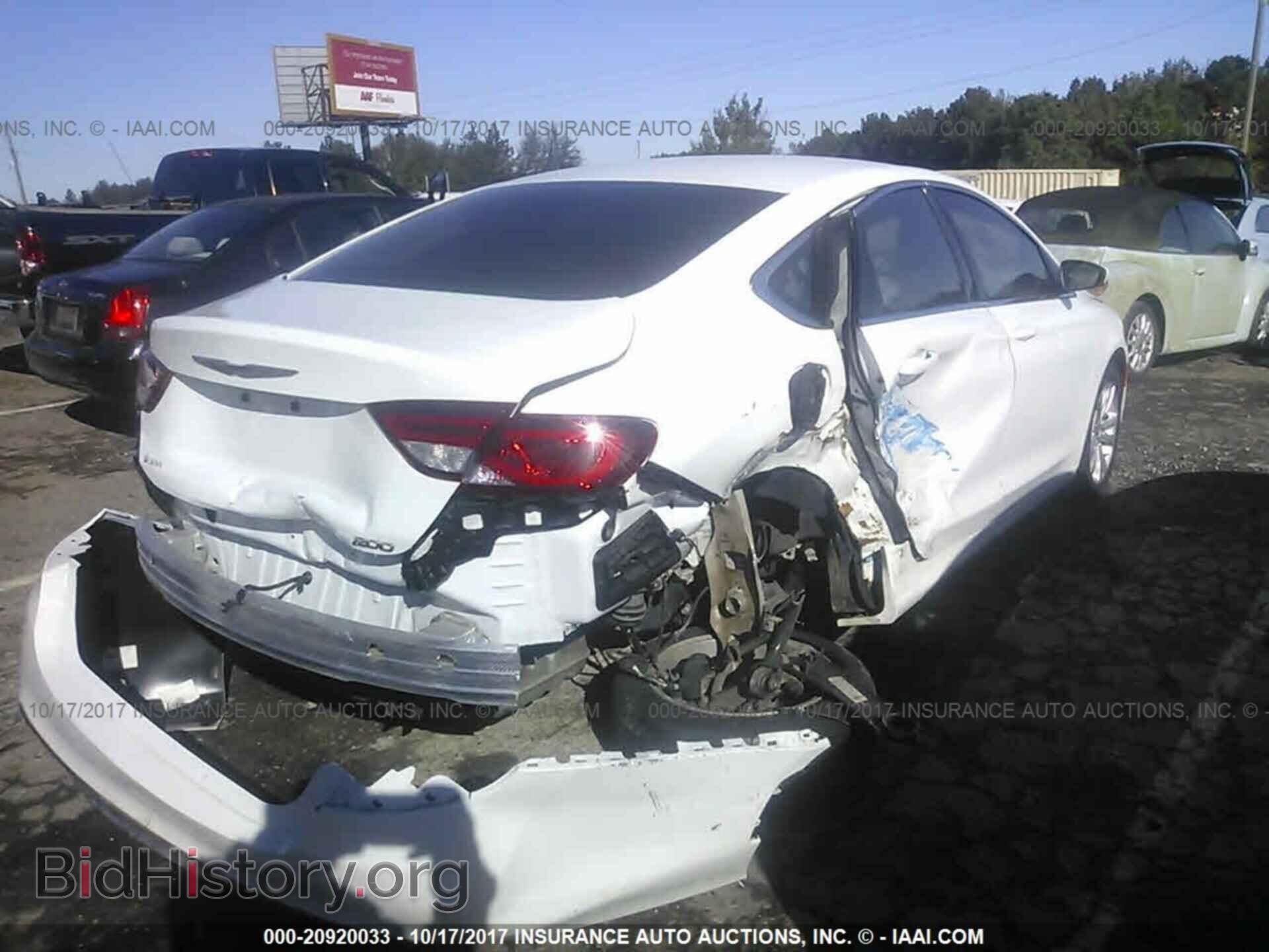 2015 Chrysler 200 - VIN: 1C3CCCAB7FN732423 - Фото 4