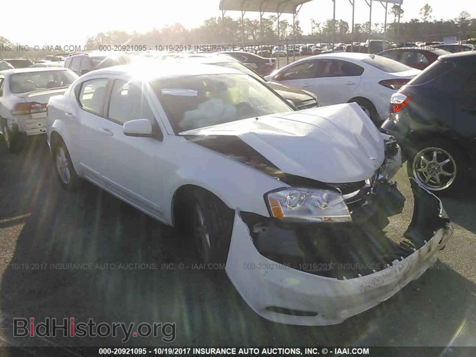 Фотография 1C3CDZCB9CN156908 - Dodge Avenger 2012