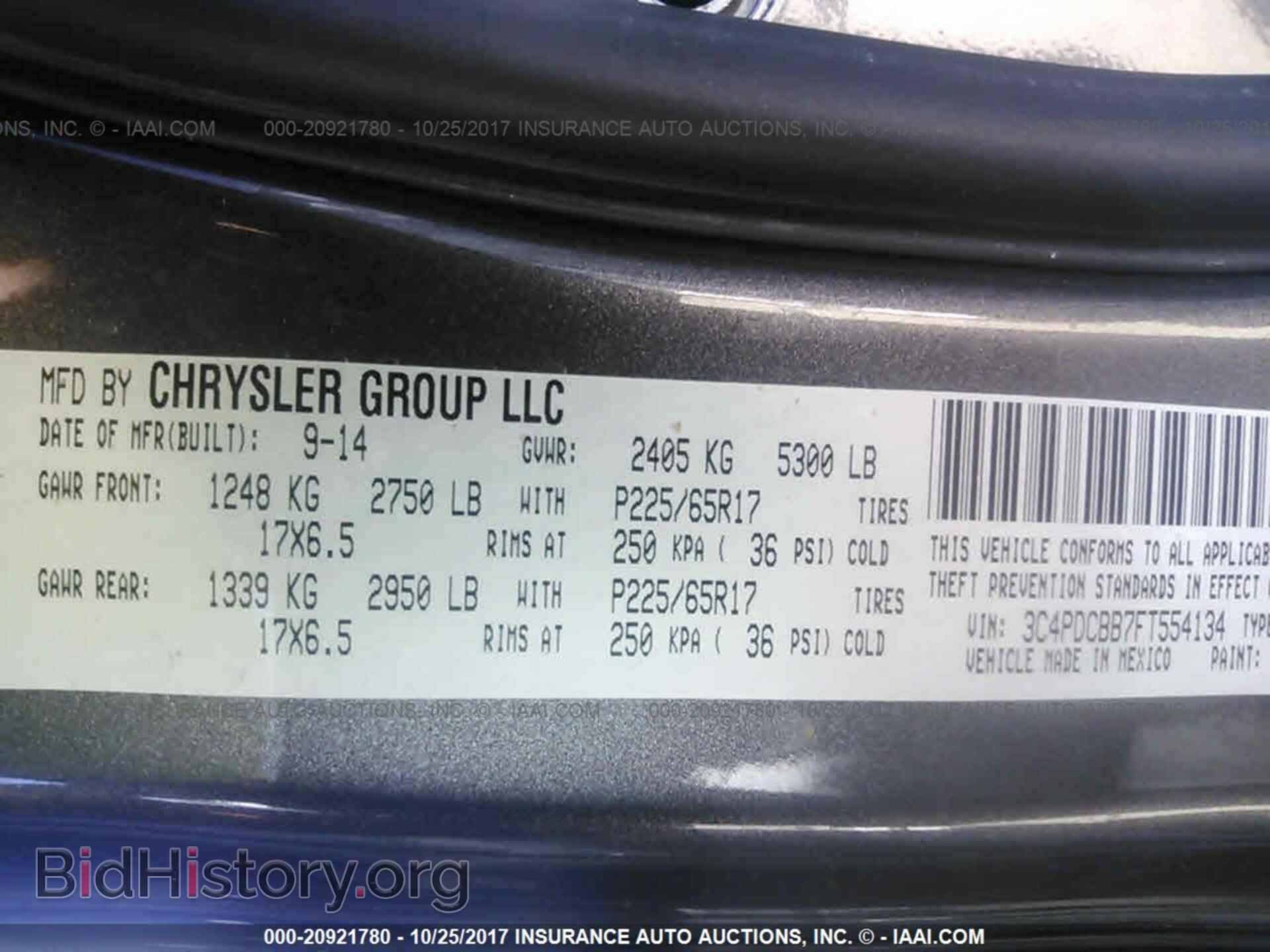 2015 Dodge Journey - VIN: 3C4PDCBB7FT554134 - Photo 9