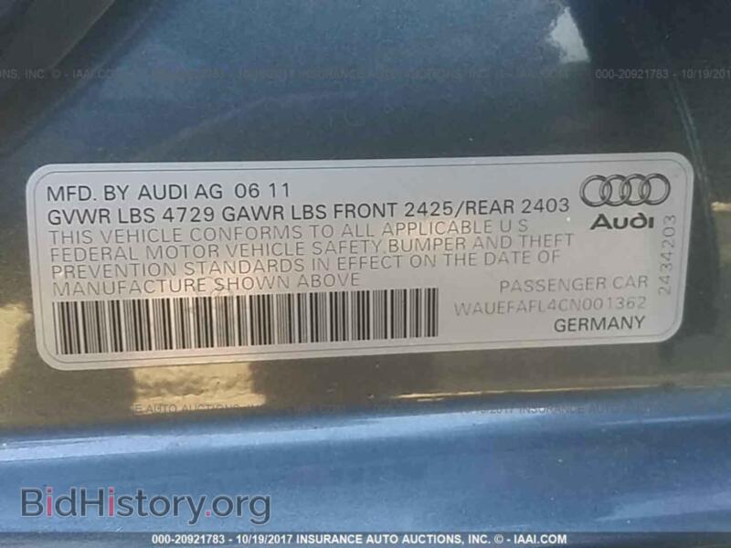 2012 Audi A4 (VIN WAUEFAFL4CN001362) — photo 9 of 10