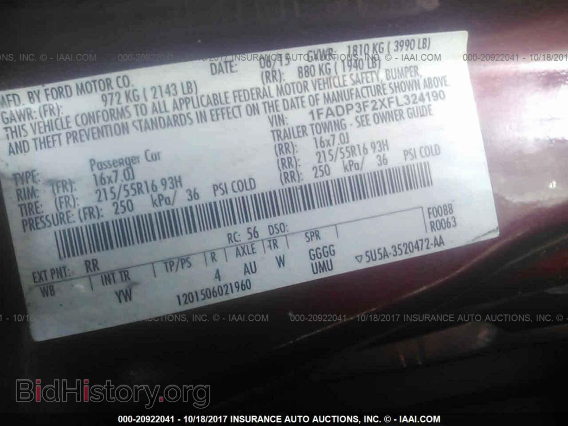 2015 Ford Focus - VIN: 1FADP3F2XFL324190 - Photo 9