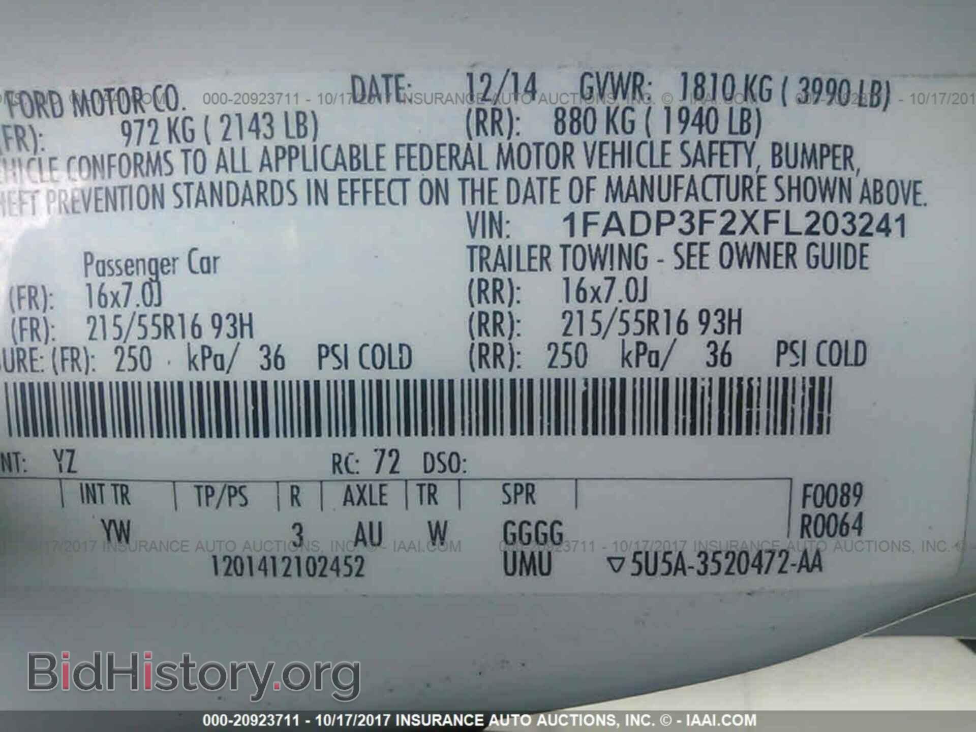 2015 Ford Focus - VIN: 1FADP3F2XFL203241 - Photo 9