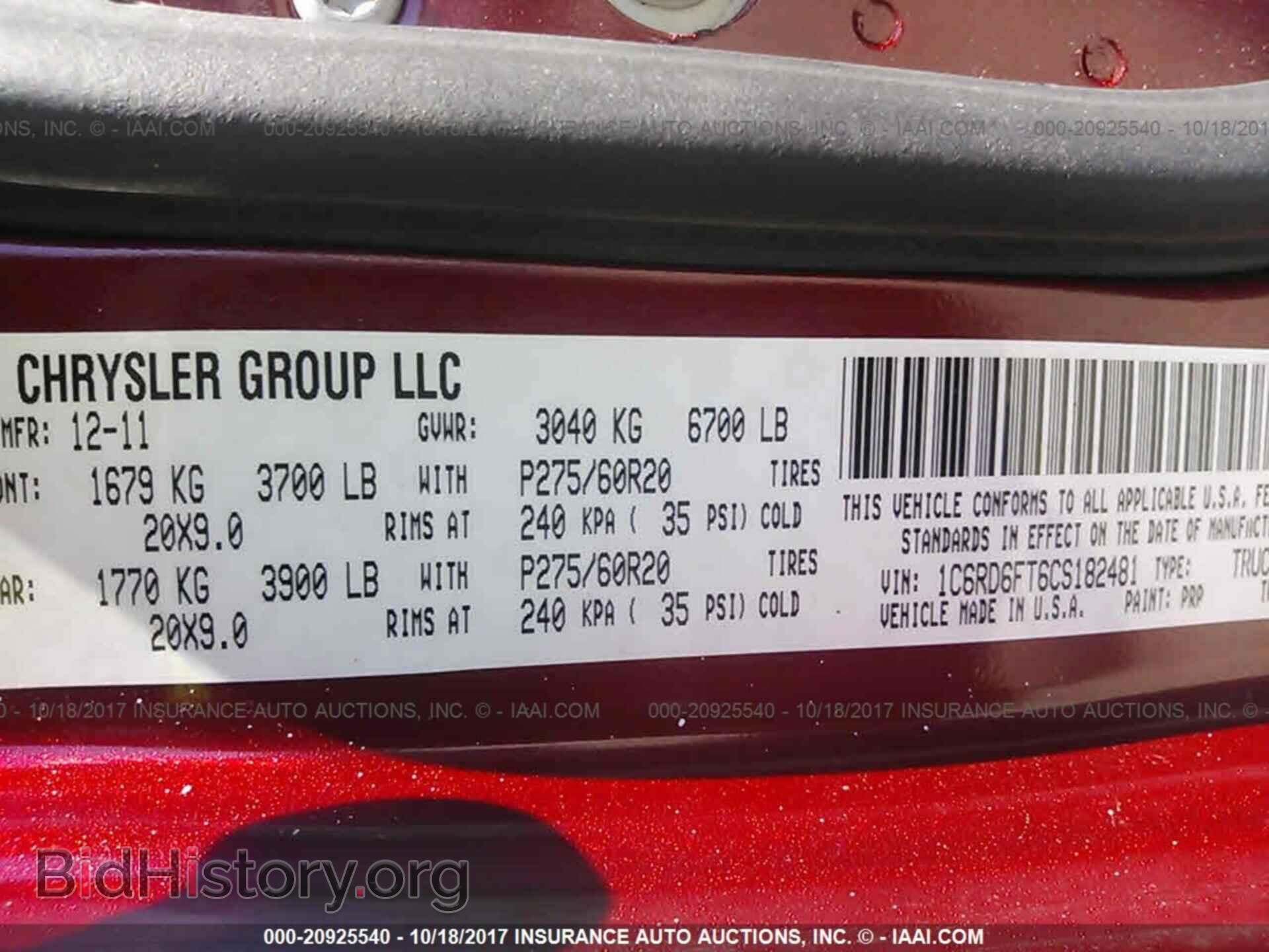 2012 Dodge Ram 1500 - VIN: 1C6RD6FT6CS182481 - Photo 9