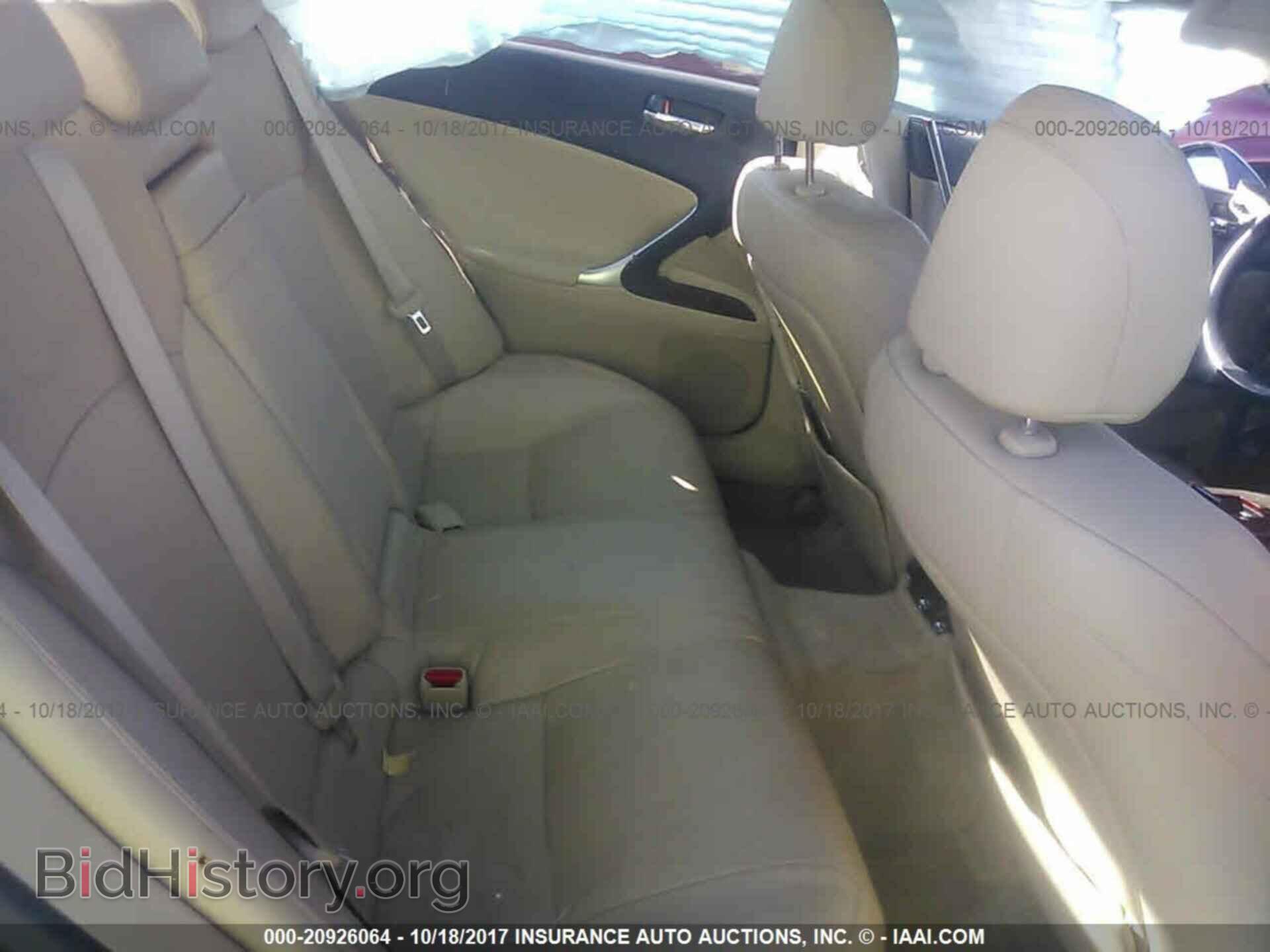 2007 LEXUS IS - VIN: JTHCK262672013120 - Photo 8