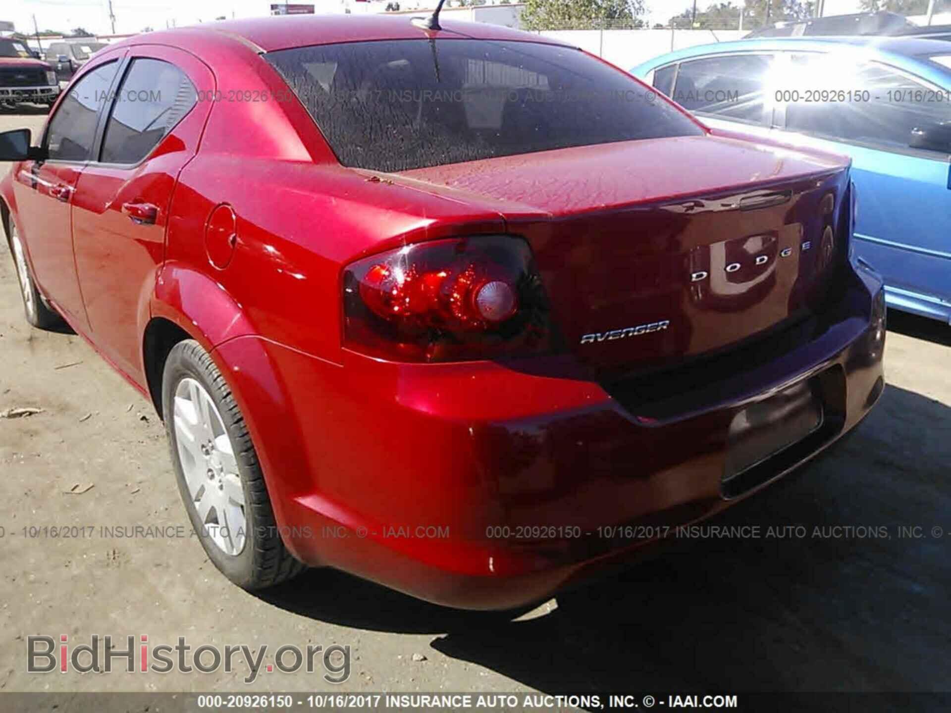 2014 Dodge Avenger - VIN: 1C3CDZAB0EN169245 - Photo 3