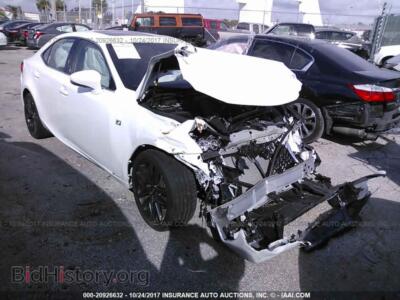 2014 Lexus IS, белый — VIN JTHBF1D23E5026237, IAAI