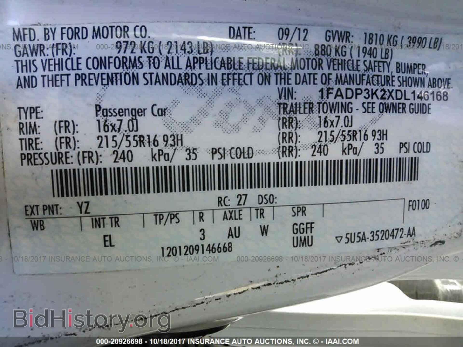 2013 Ford Focus - VIN: 1FADP3K2XDL146168 - Photo 9