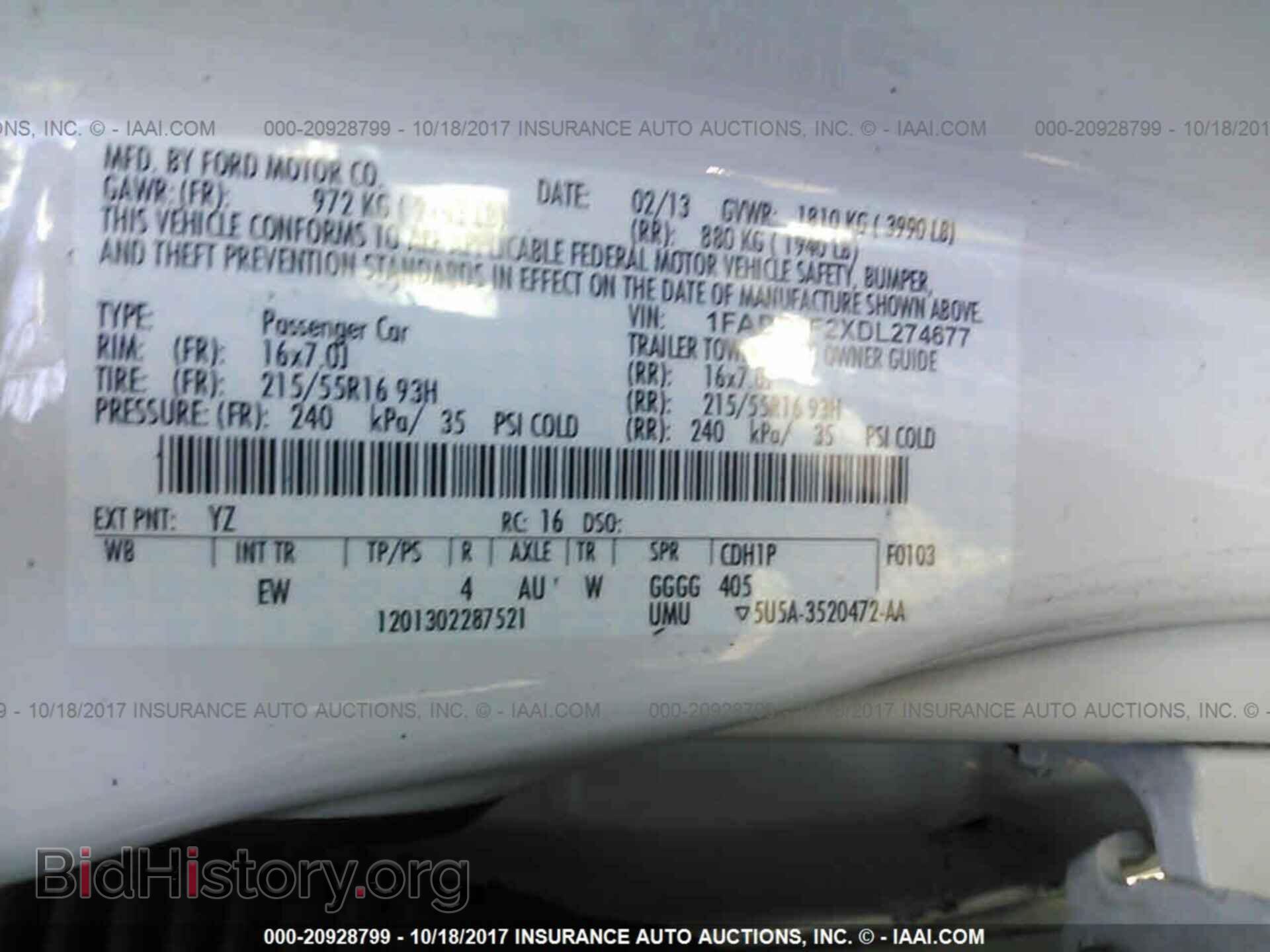 2013 Ford Focus - VIN: 1FADP3F2XDL274677 - Photo 9