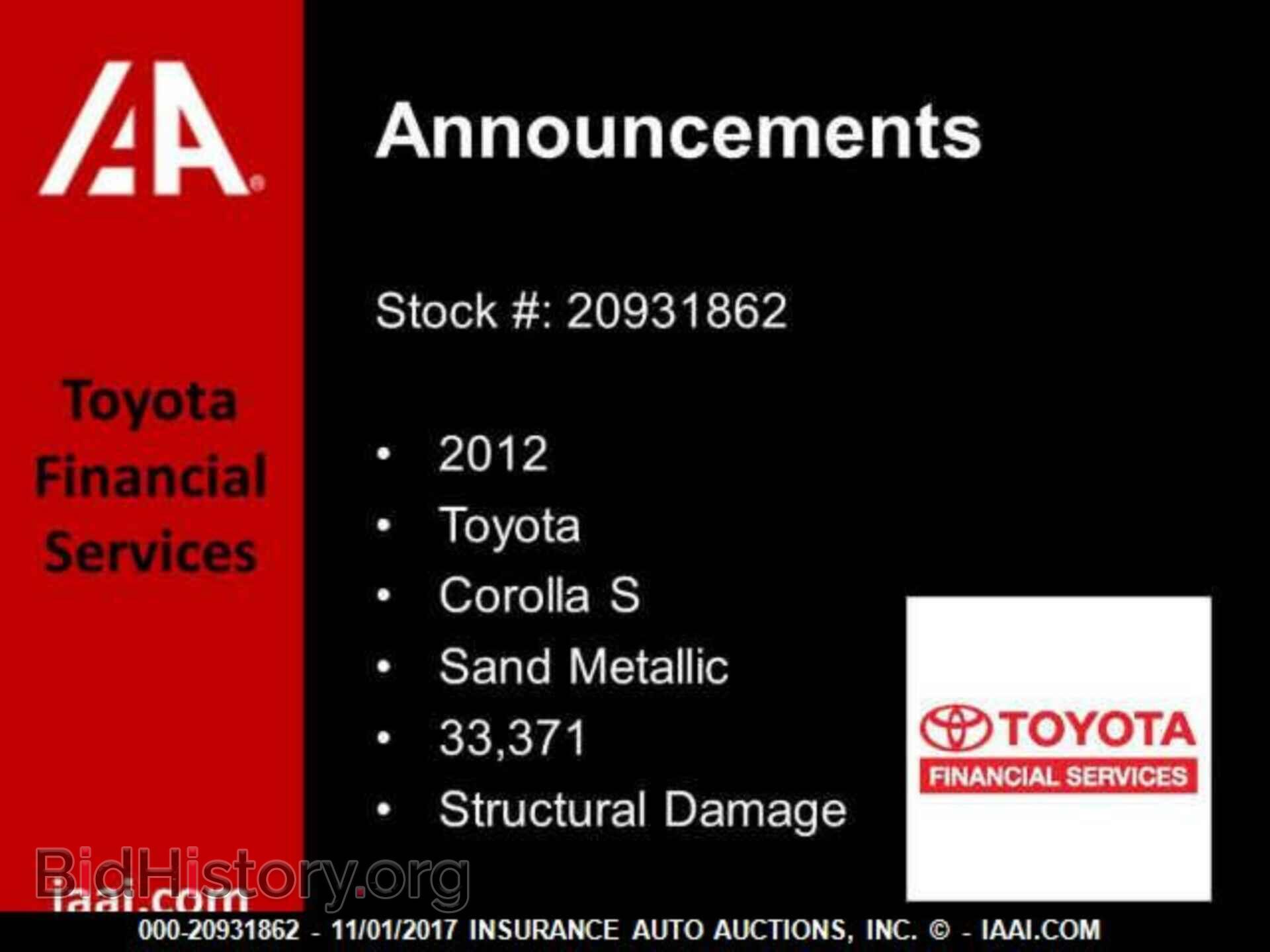 2012 Toyota Corolla - VIN: 2T1BU4EEXCC794881 - Photo 8