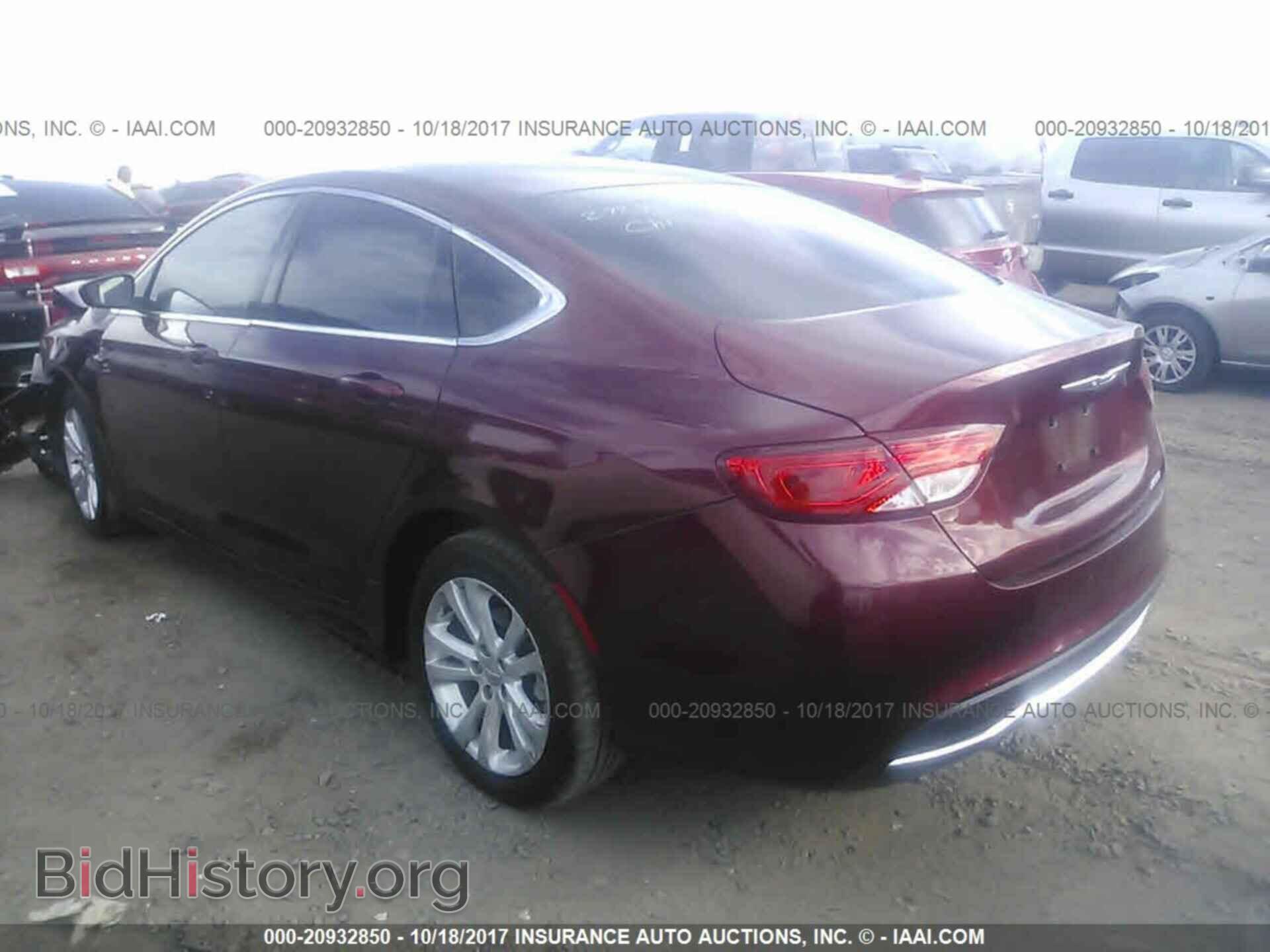 2015 Chrysler 200 - VIN: 1C3CCCAB8FN742104 - Photo 3