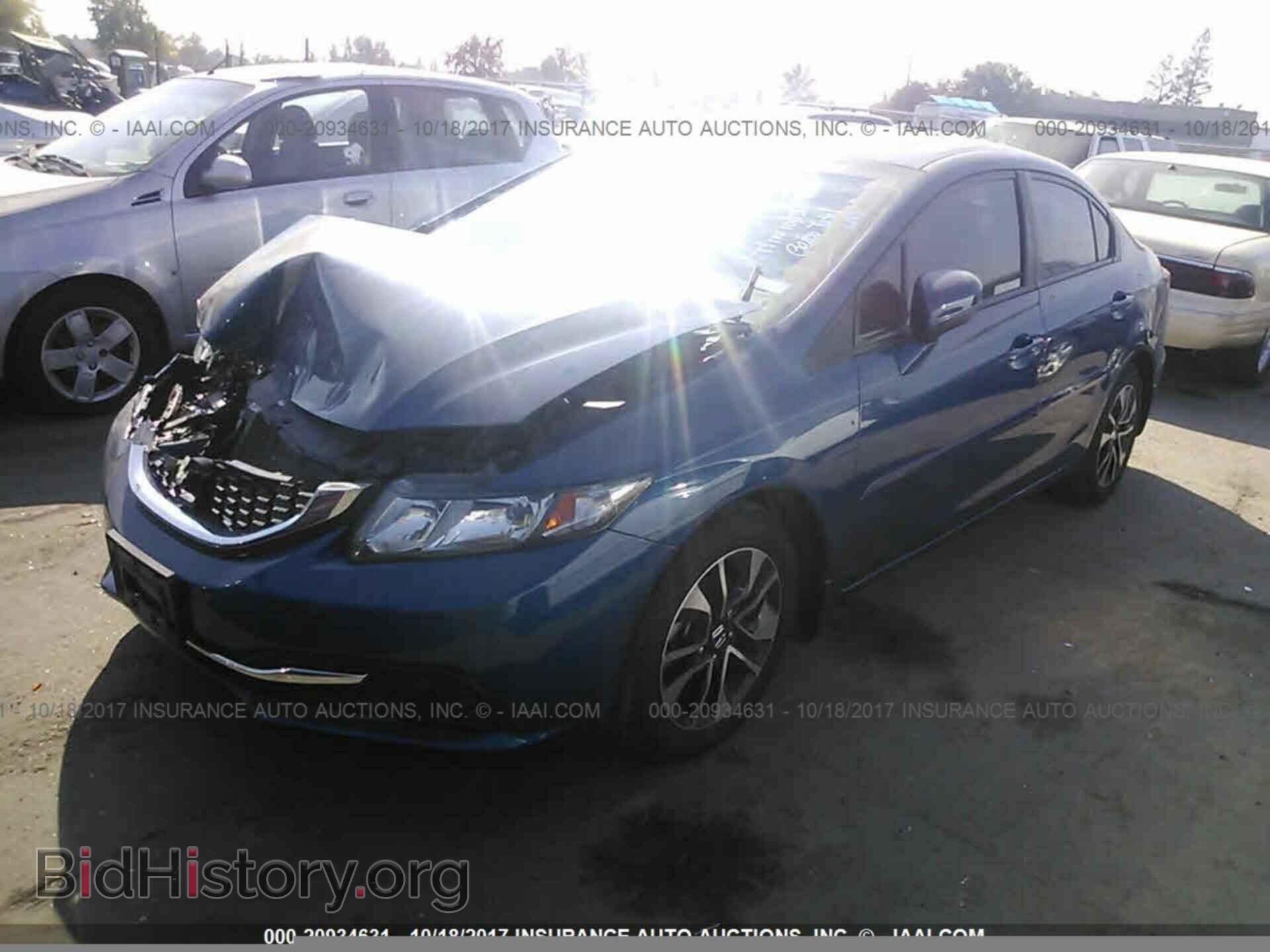 2014 Honda Civic - VIN: 2HGFB2F80EH529322 - Фото 2
