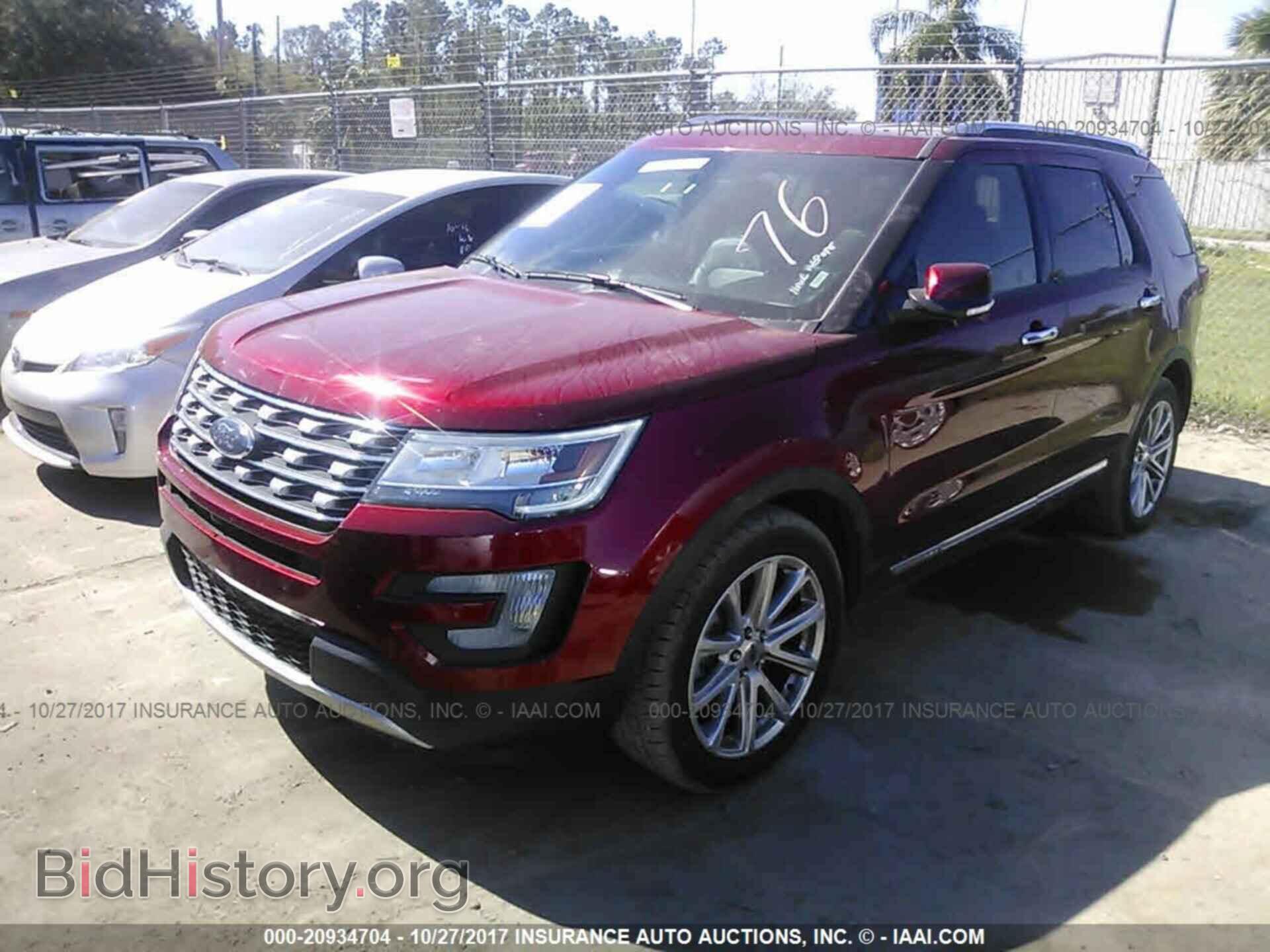 2016 Ford Explorer - VIN: 1FM5K7F86GGC09262 - Фото 2