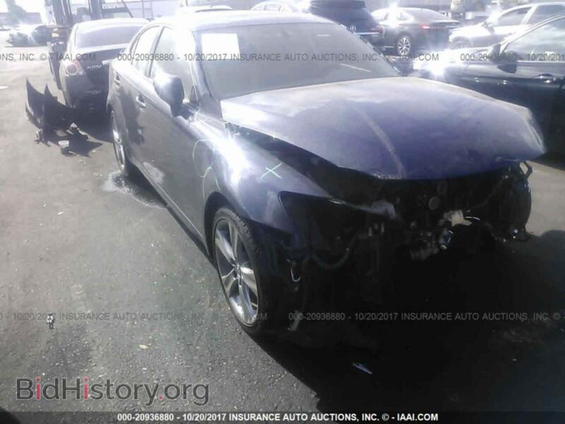 2012 Lexus IS (VIN JTHBF5C21C5162520) — фото 1 из 10, IAAI, повреждение: передняя часть