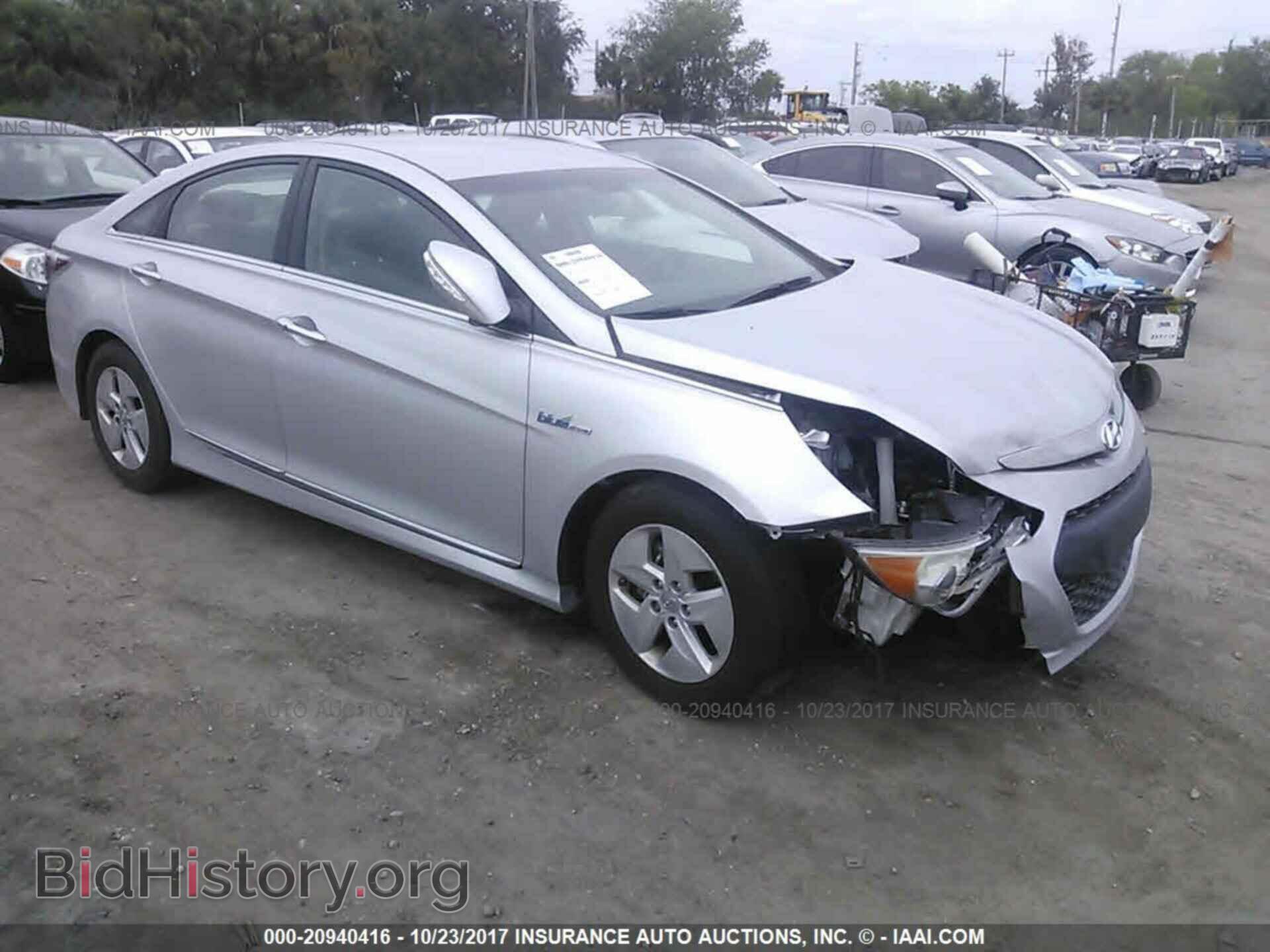 Photo KMHEC4A47CA027180 - Hyundai Sonata 2012