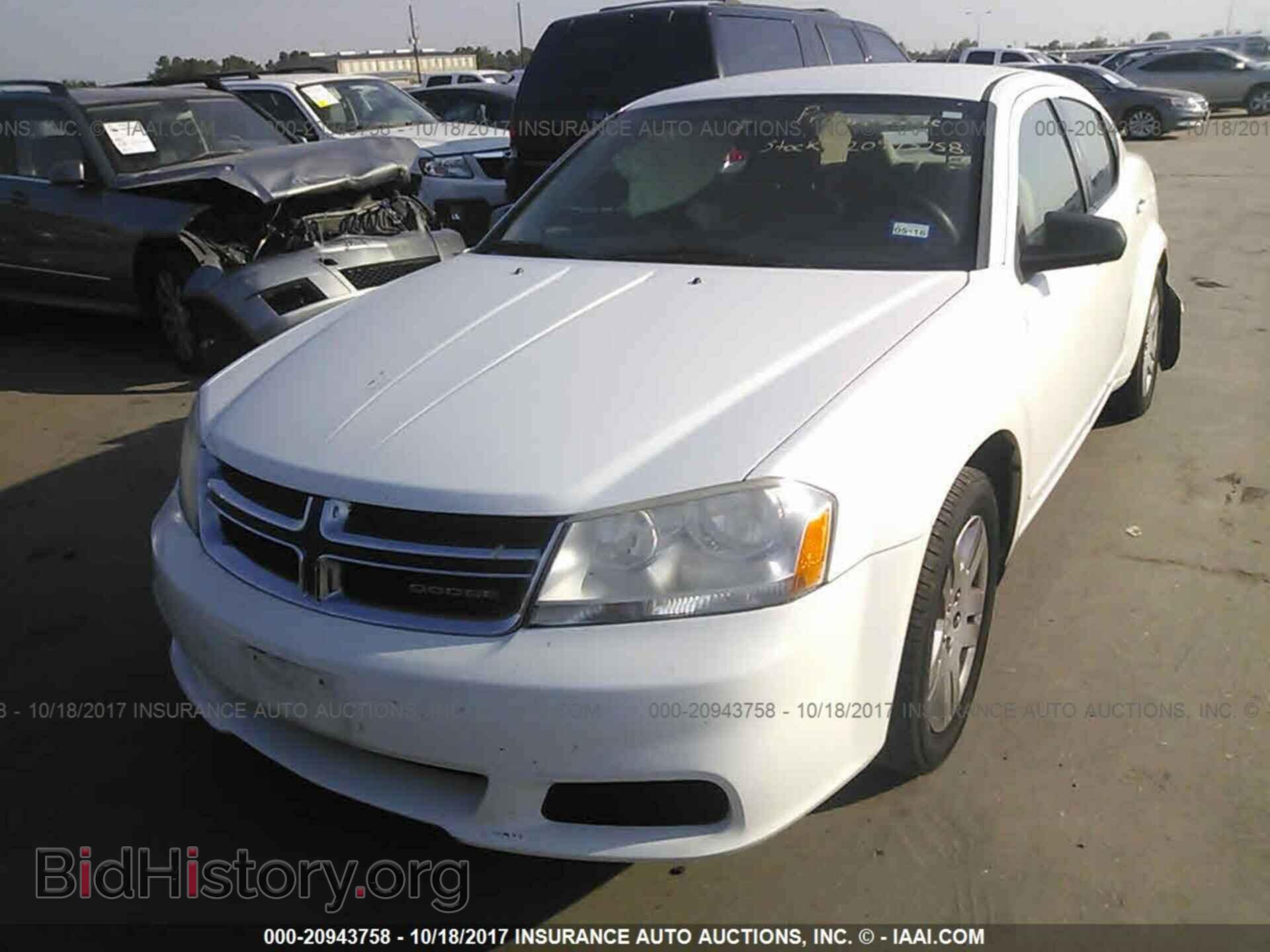 2012 Dodge Avenger - VIN: 1C3CDZAB8CN167918 - Фото 2