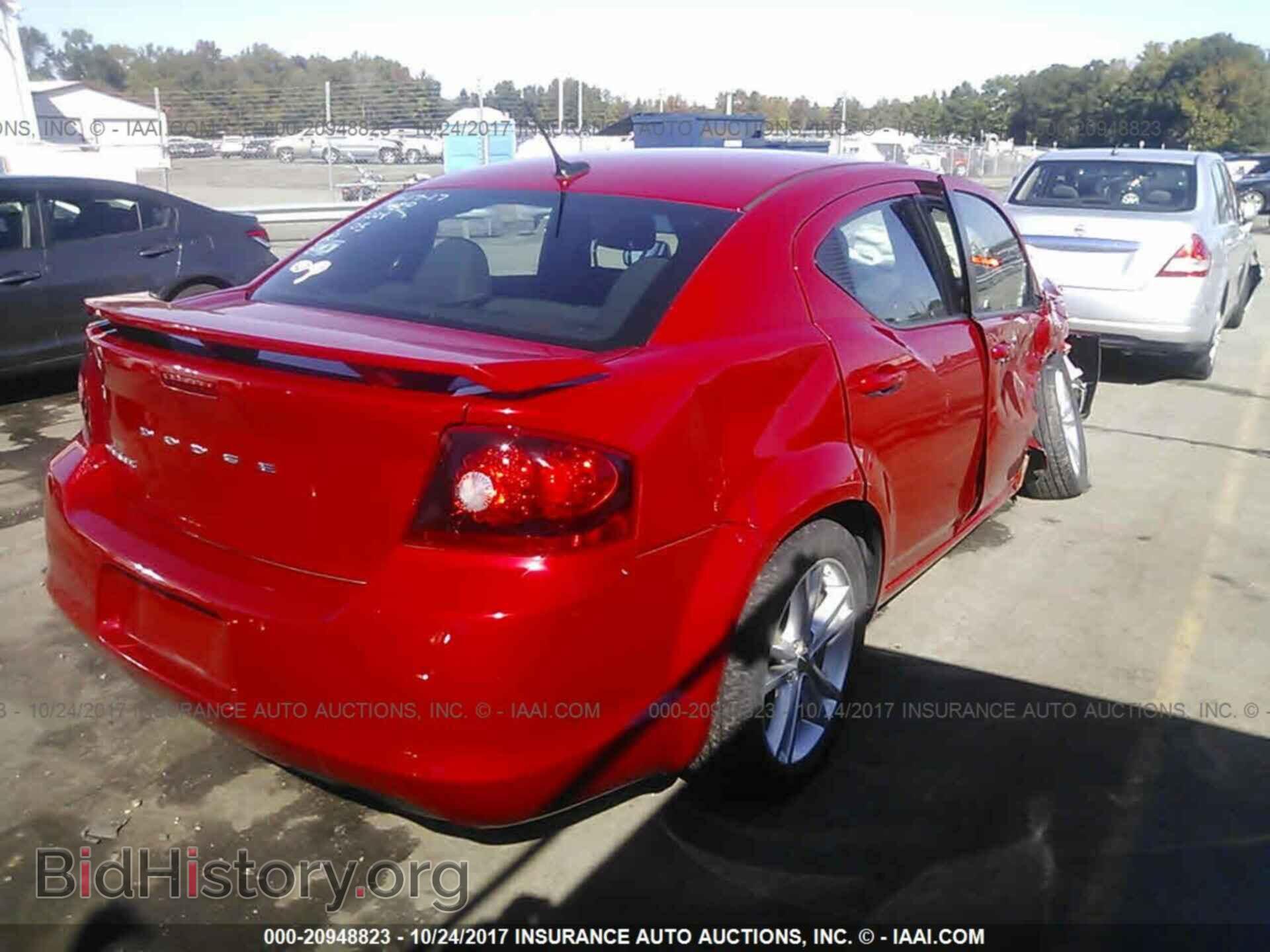 2013 Dodge Avenger - VIN: 1C3CDZAG8DN521398 - Фото 4