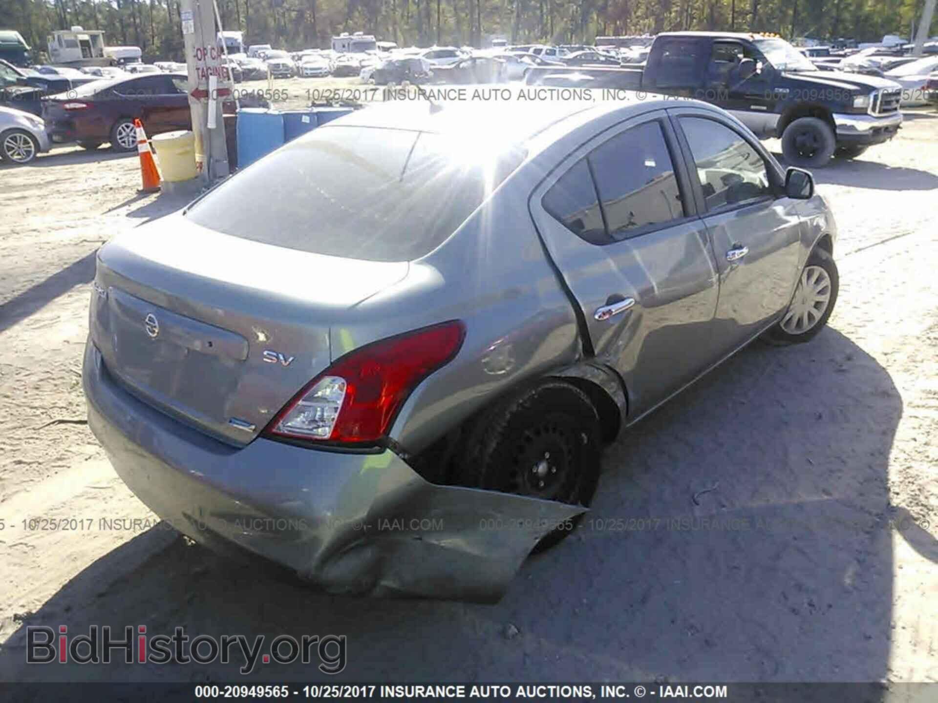 2012 Nissan Versa - VIN: 3N1CN7AP4CL817811 - Фото 4